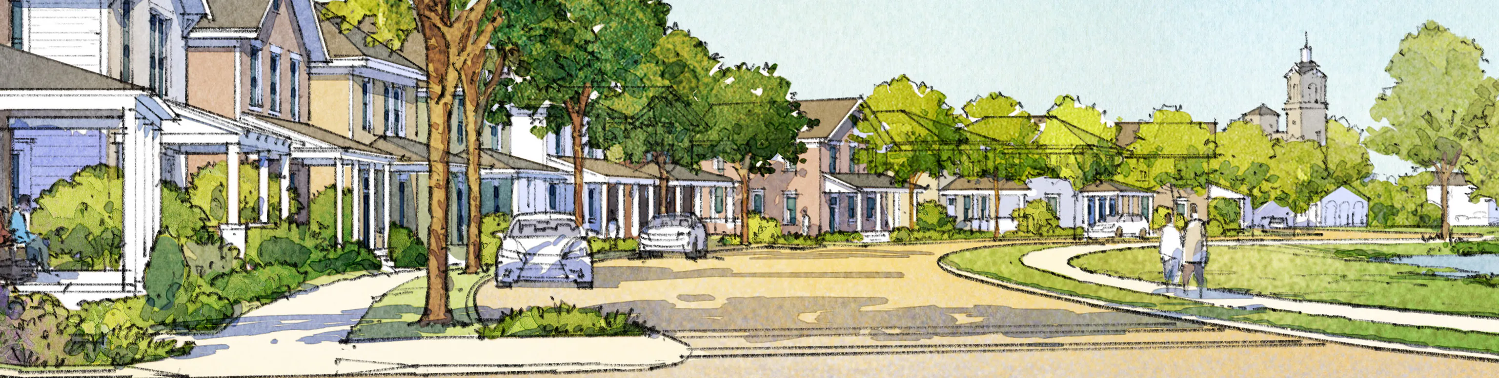 Rendering concept of Drewrys Brewing Site