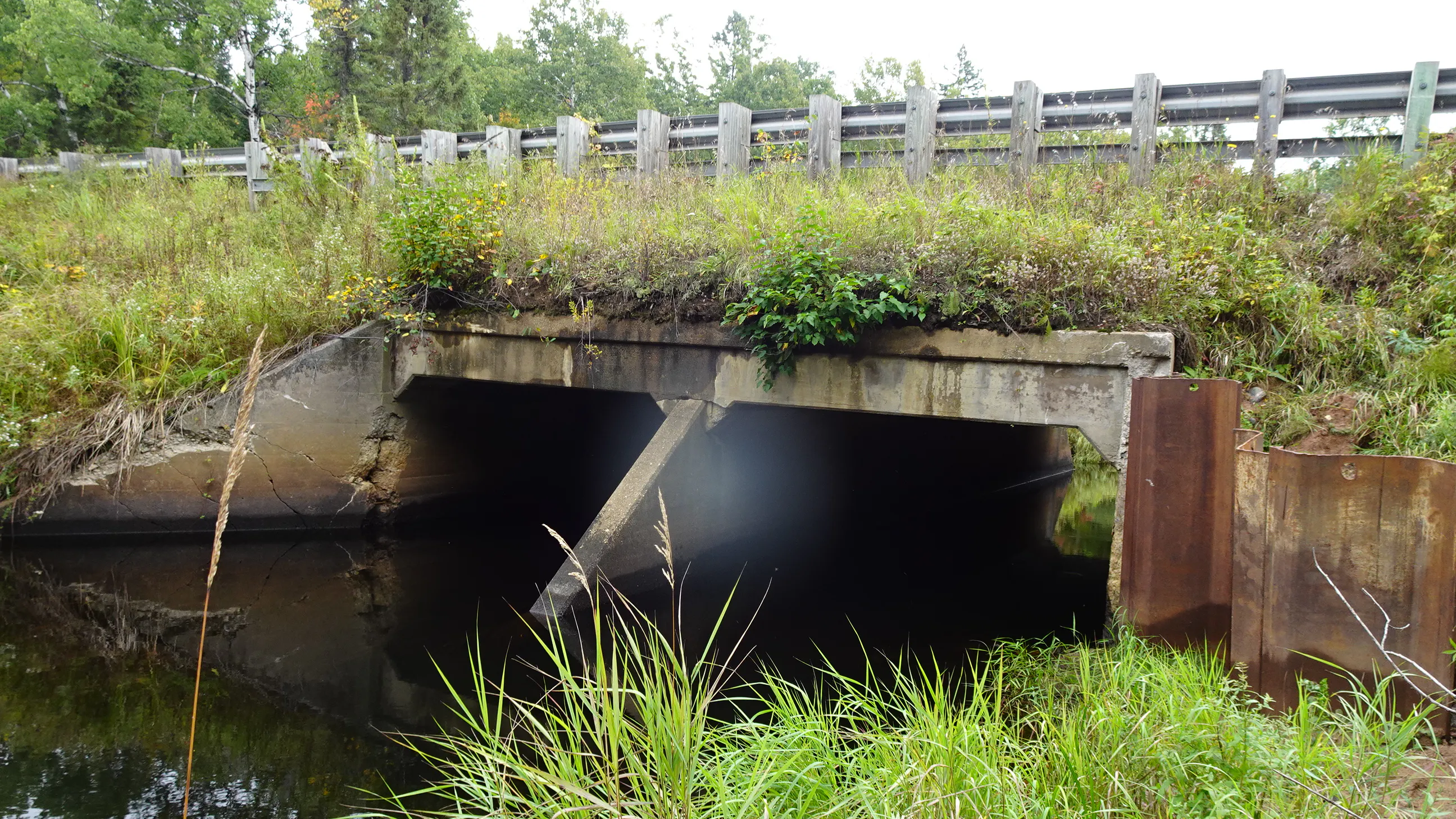 bridge culvert under road