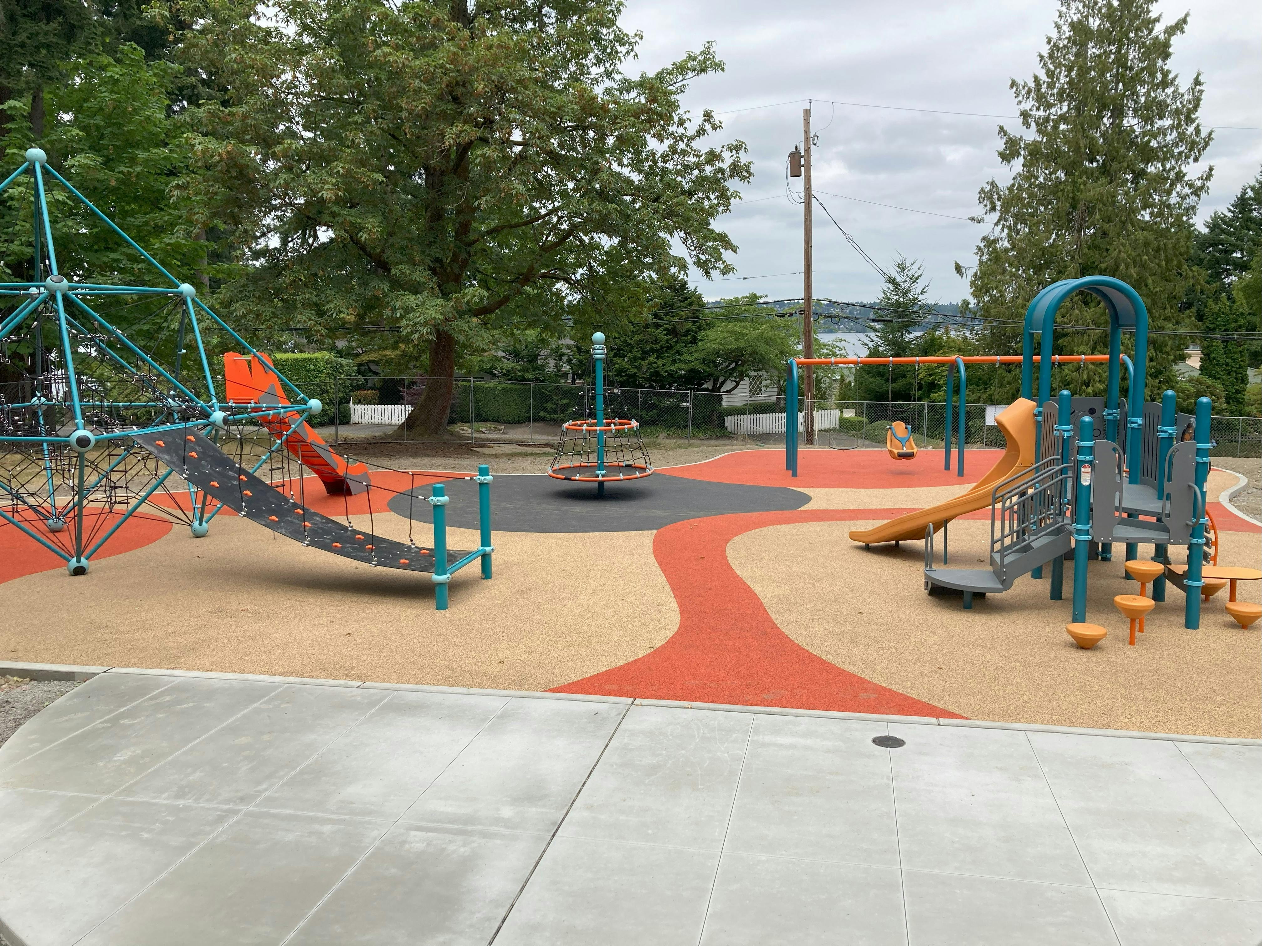 Finished PIP surfacing and picnic pad