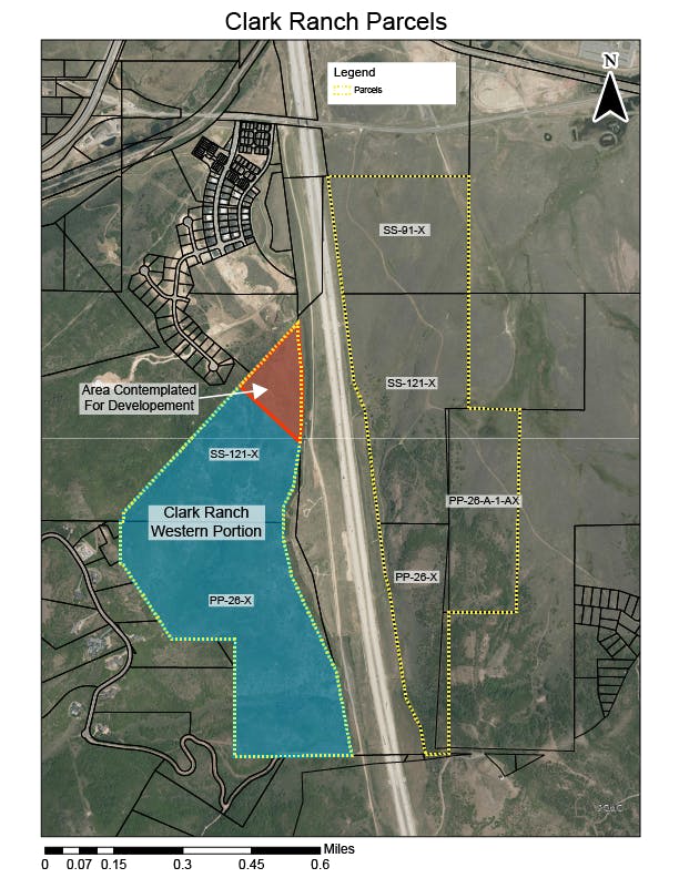Clark Ranch Map - Developement Area - 2023-01