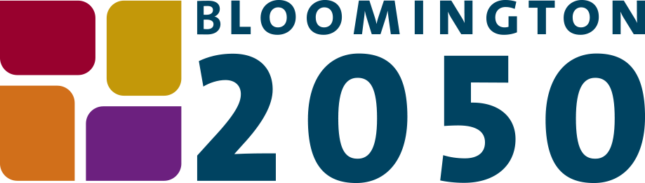 Text states Bloomington twenty fifty