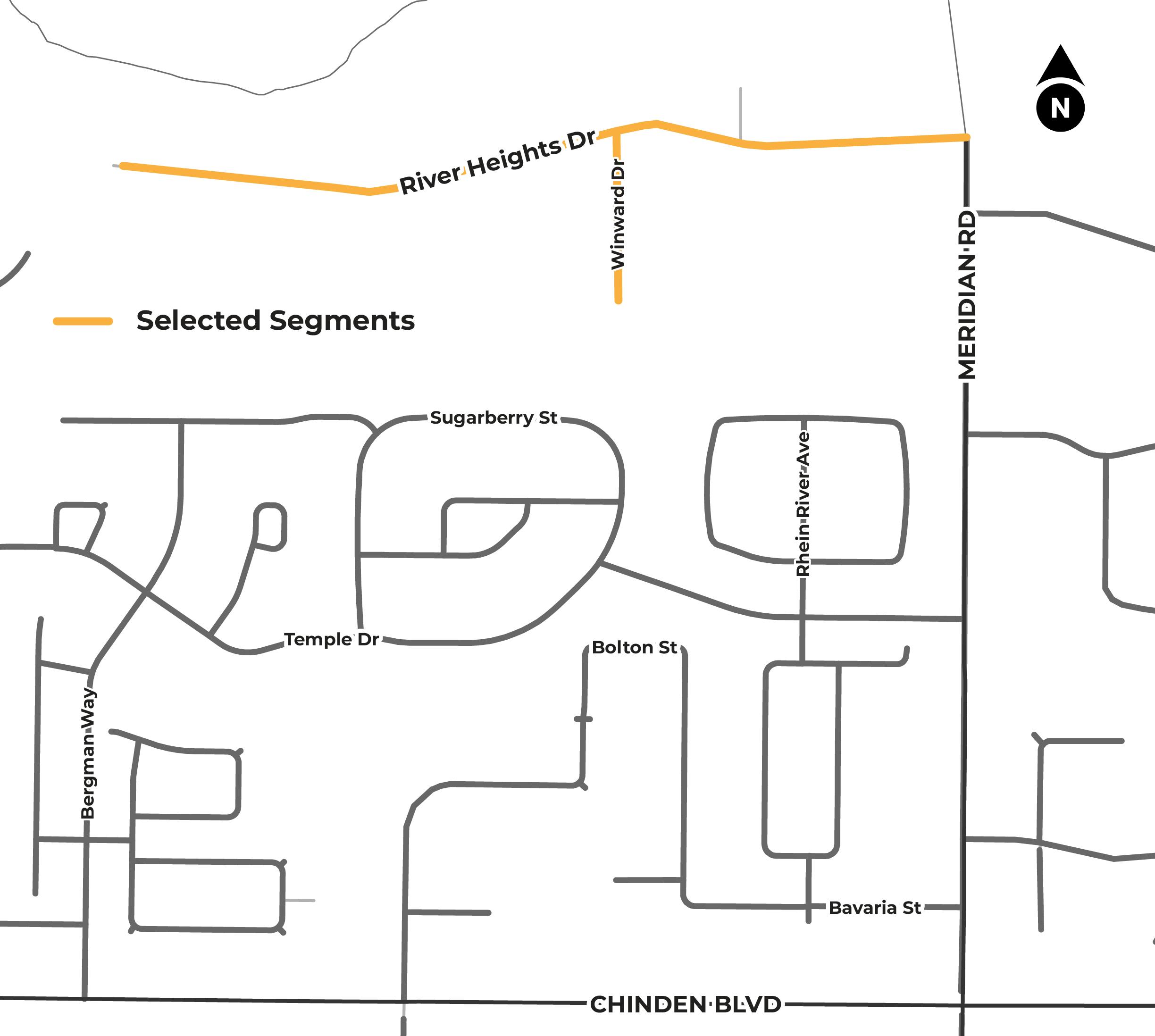 2026 Maintenance Slurry Seal Area Map
