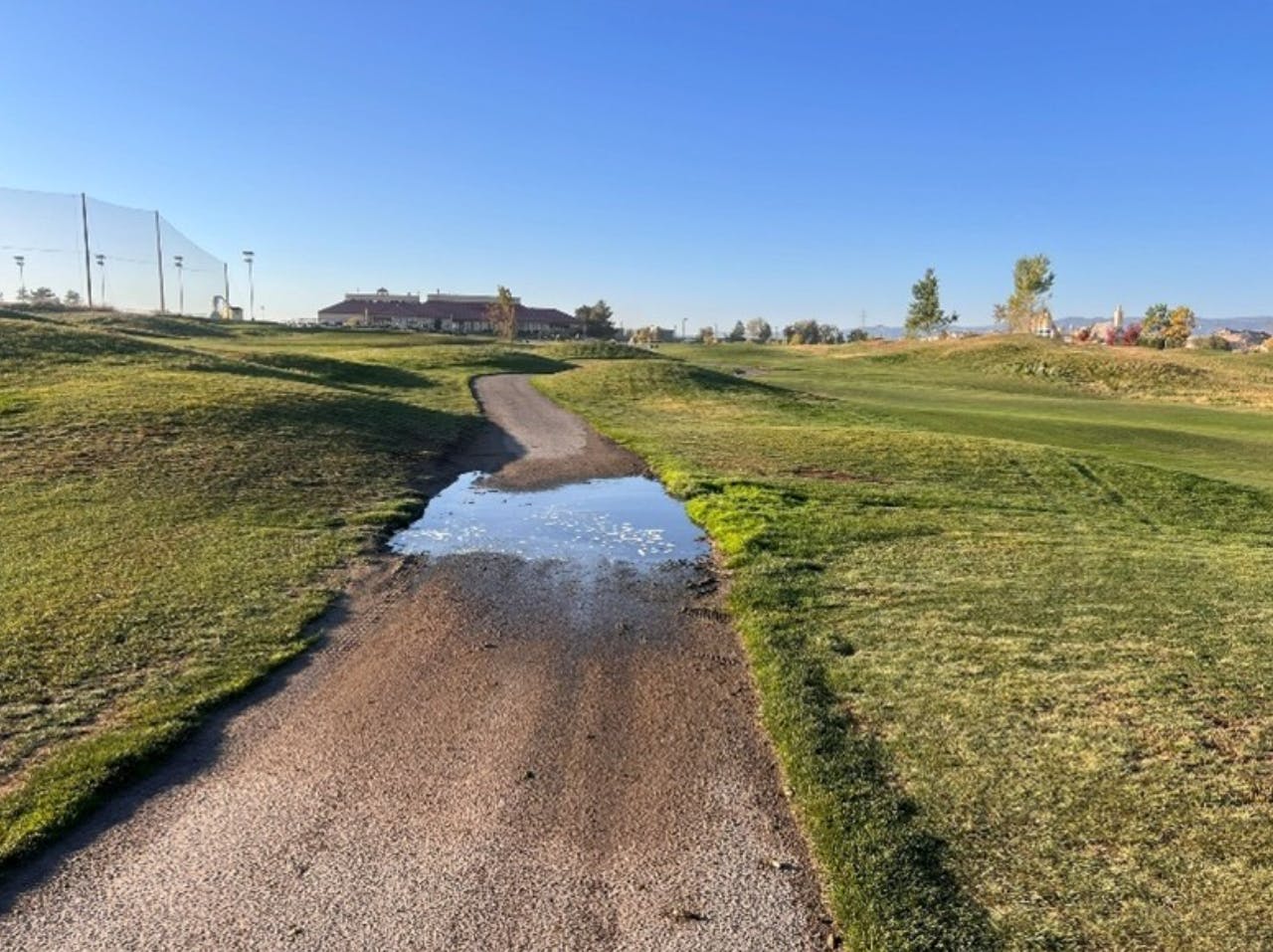 Hole #1 Catch Basin Rebuild – Before 