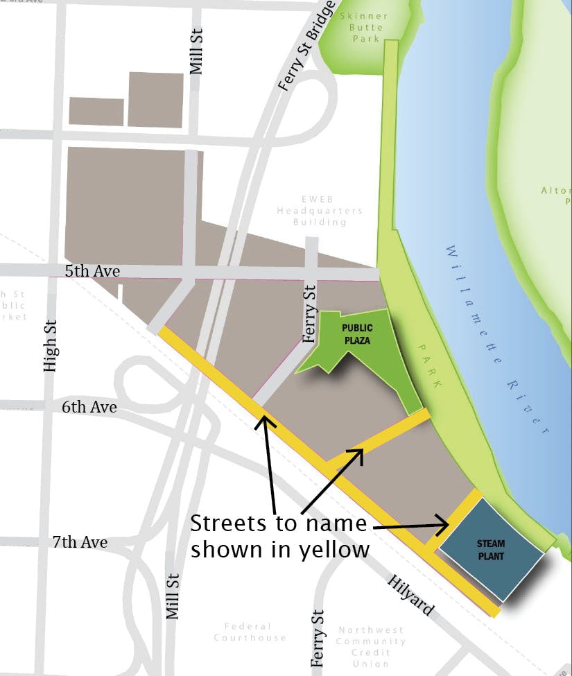 Map of Downtown Riverfront