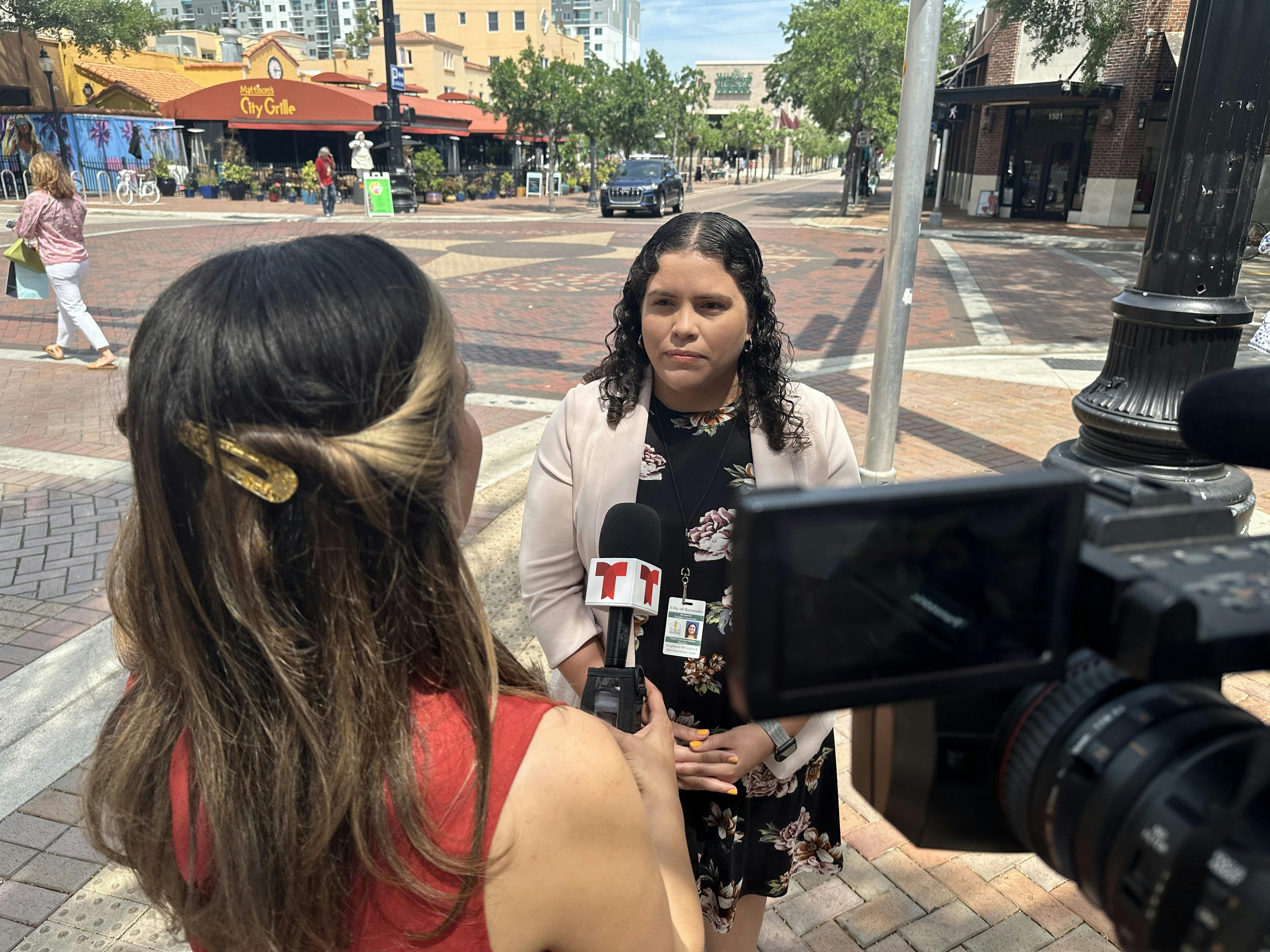 Telemundo Interview with Chief Transportation Planner Corales