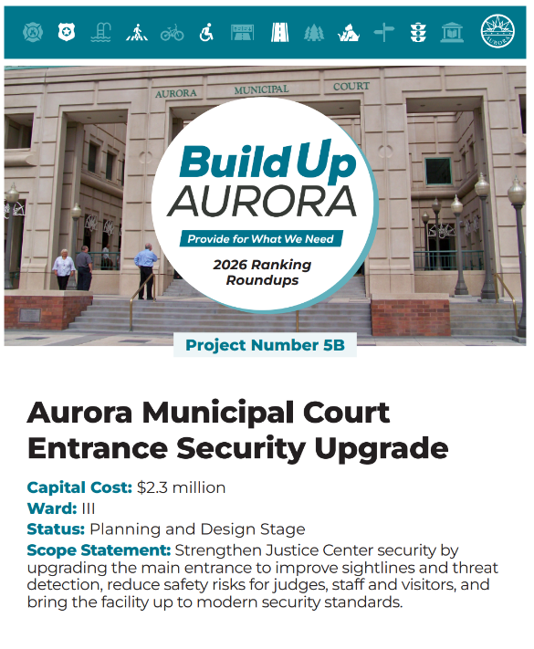 5B: Aurora Municipal Court Entrance Security Upgrade