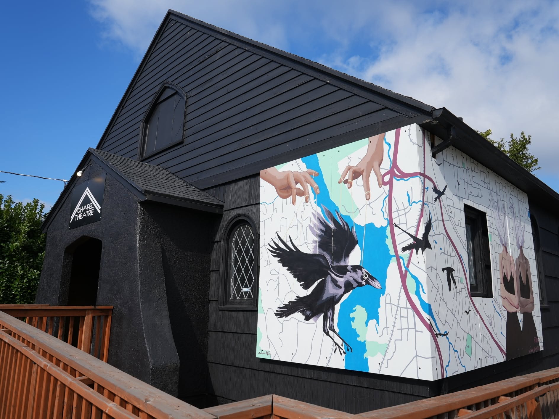 Image of mural on Chapel Theatre