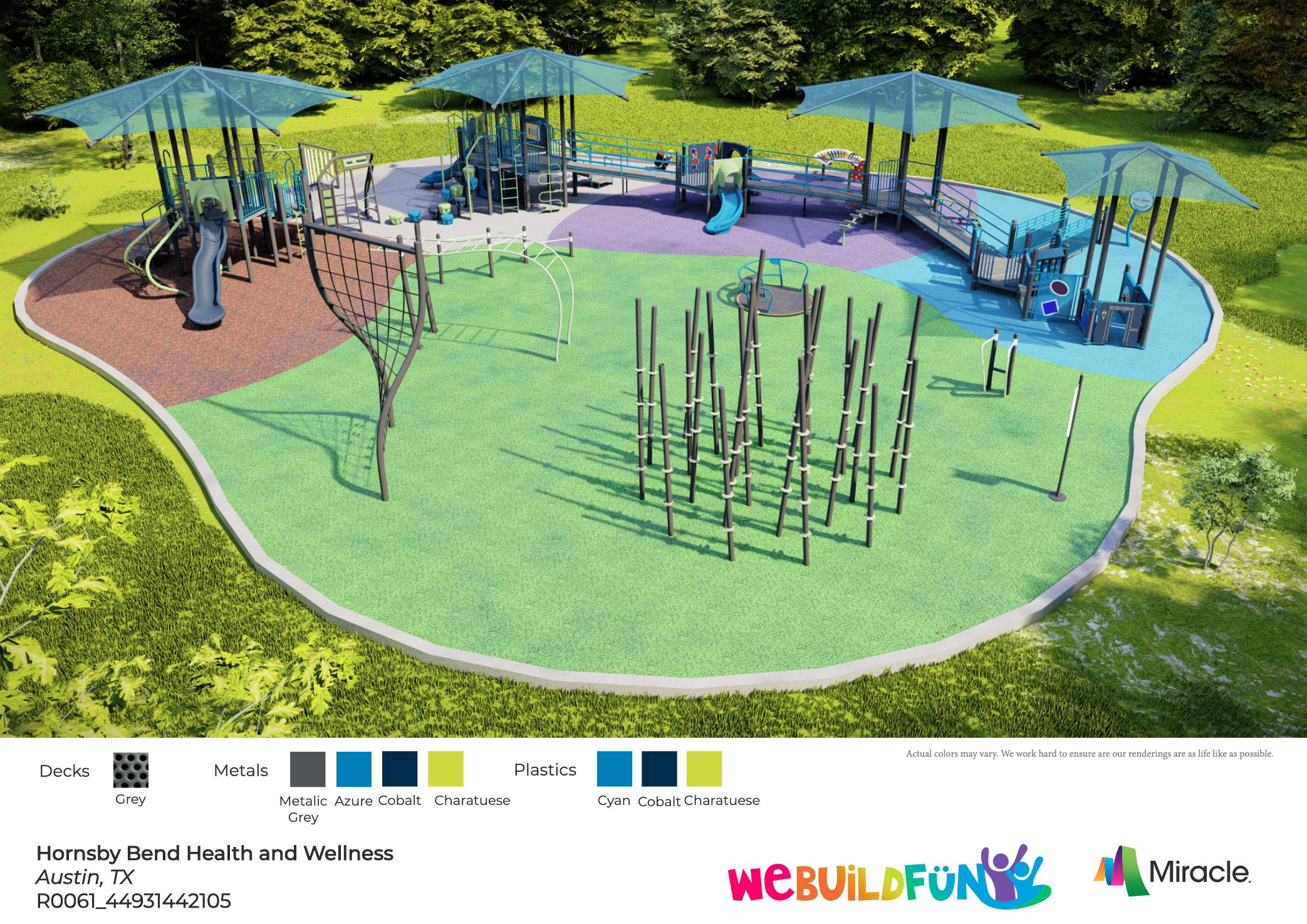 Adult Fitness Area & Inclusive Playground
