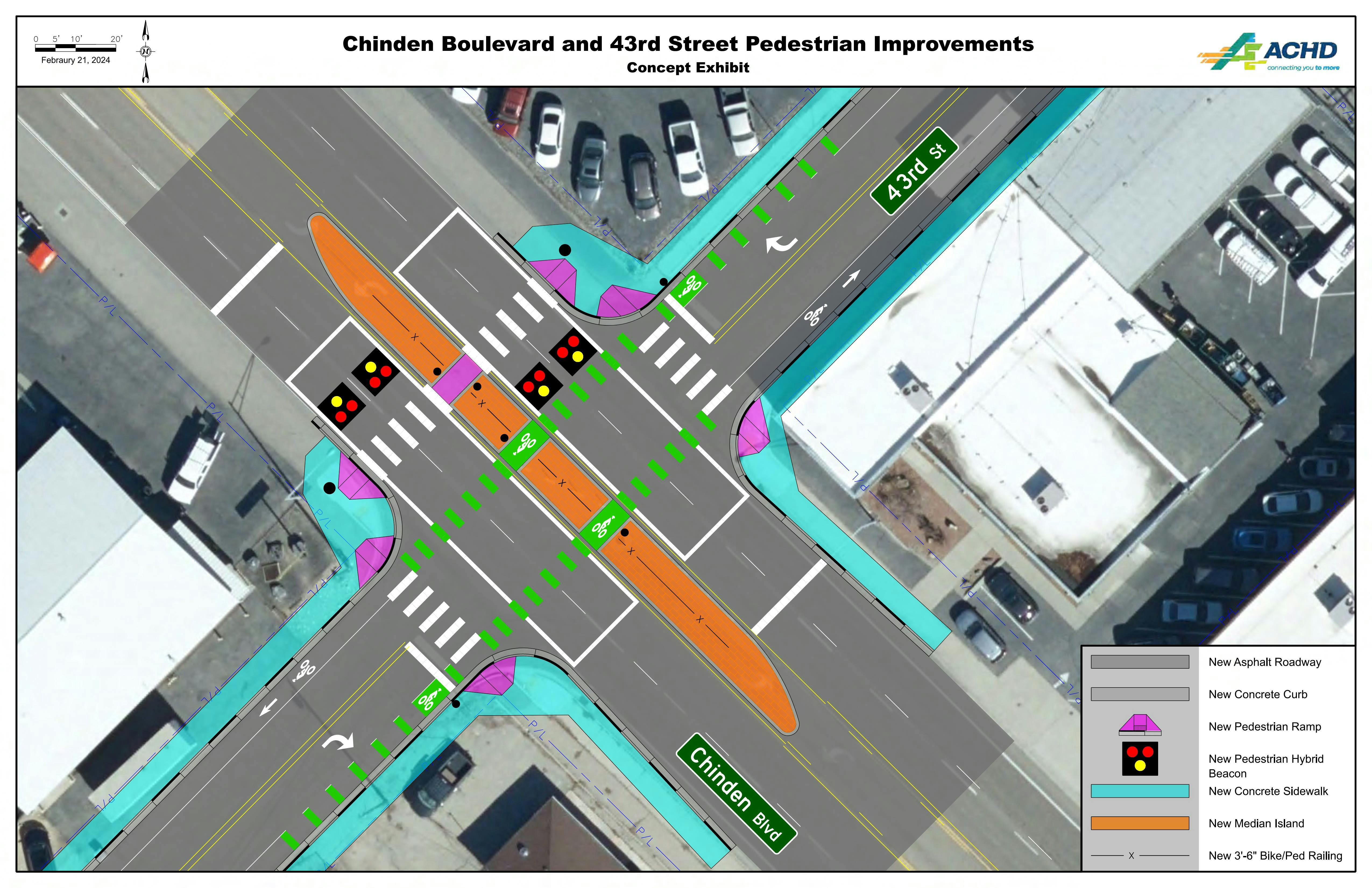 Chinden Boulevard and 43rd Street Crossing Concept Exhibit 
