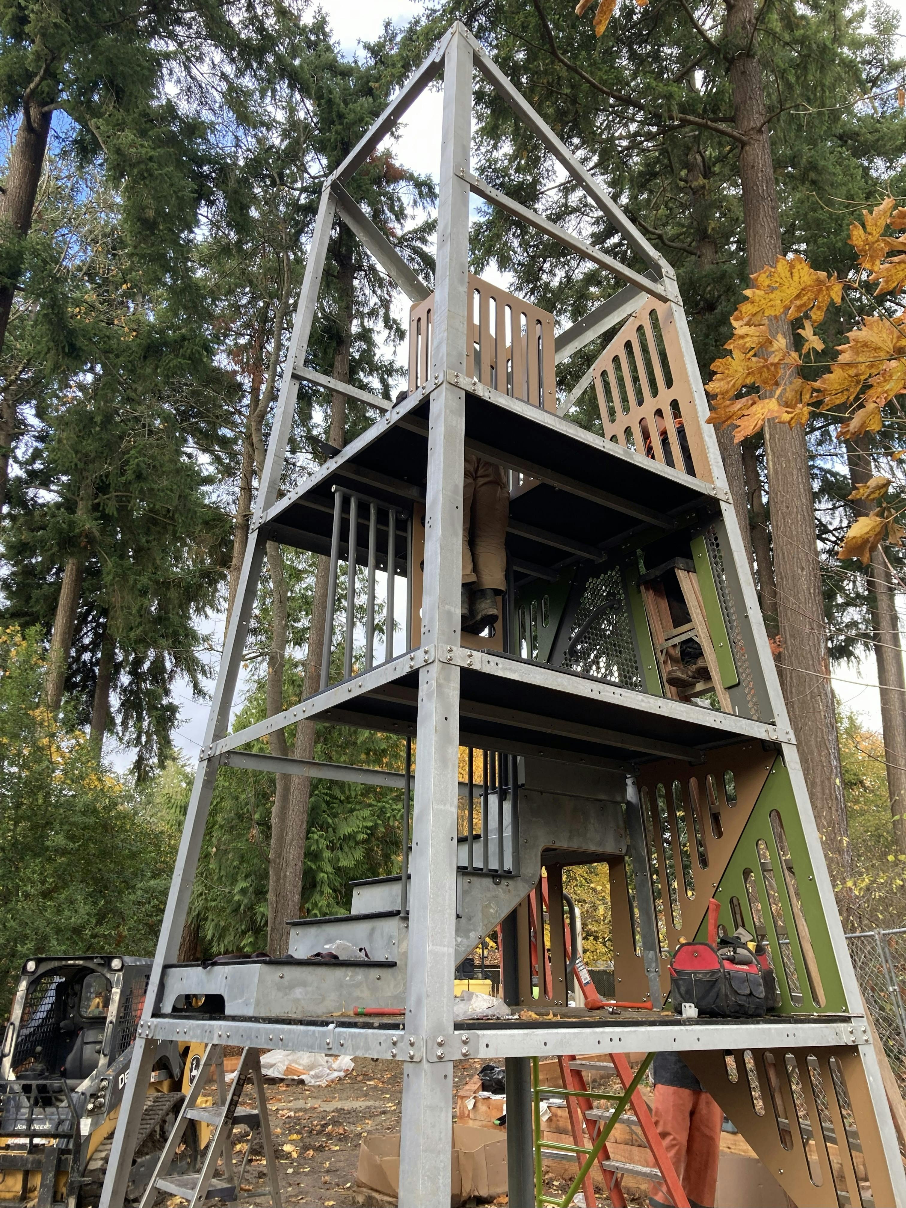 Alpha Tower under construction