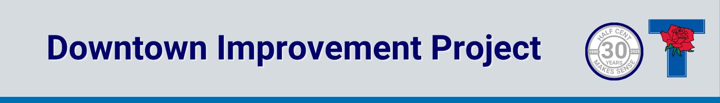 Downtown Improvement Project Banner