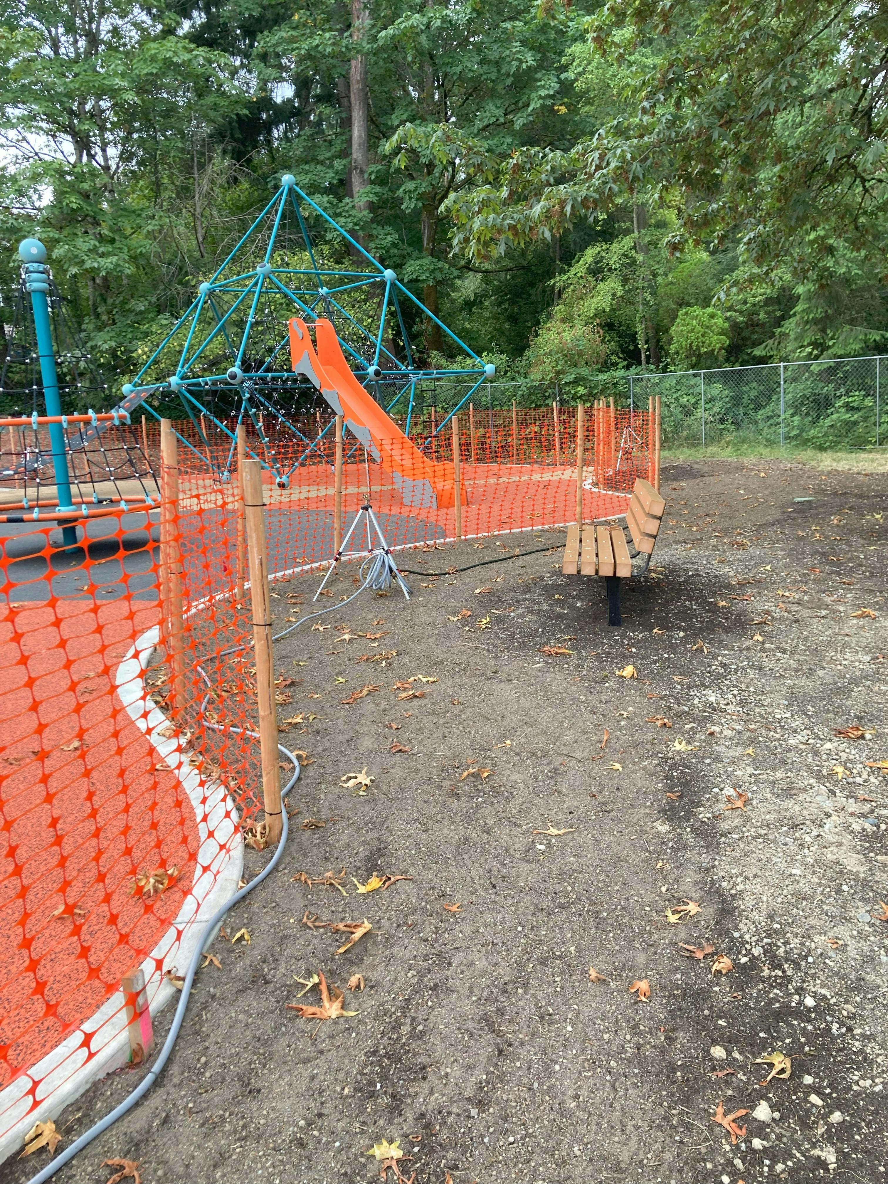 Temporary irrigation and fencing