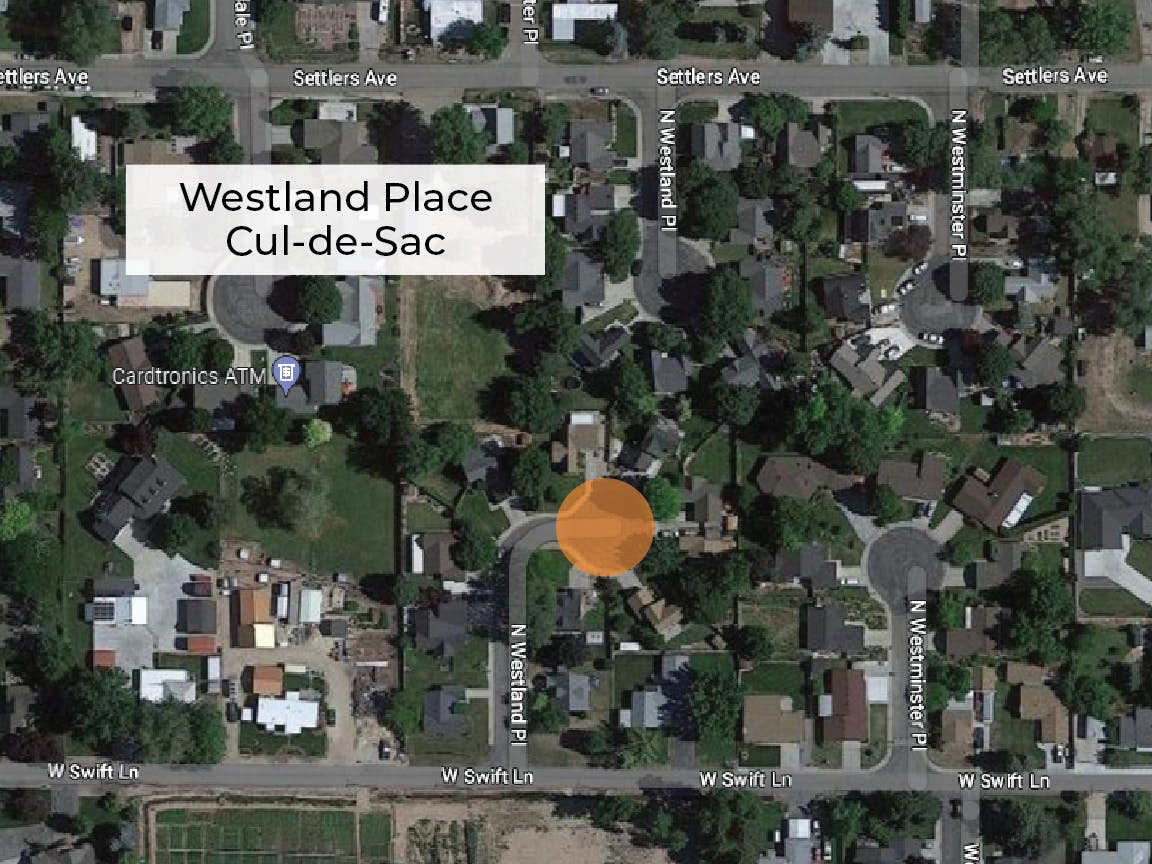 Westland Cul-de-Sac Map