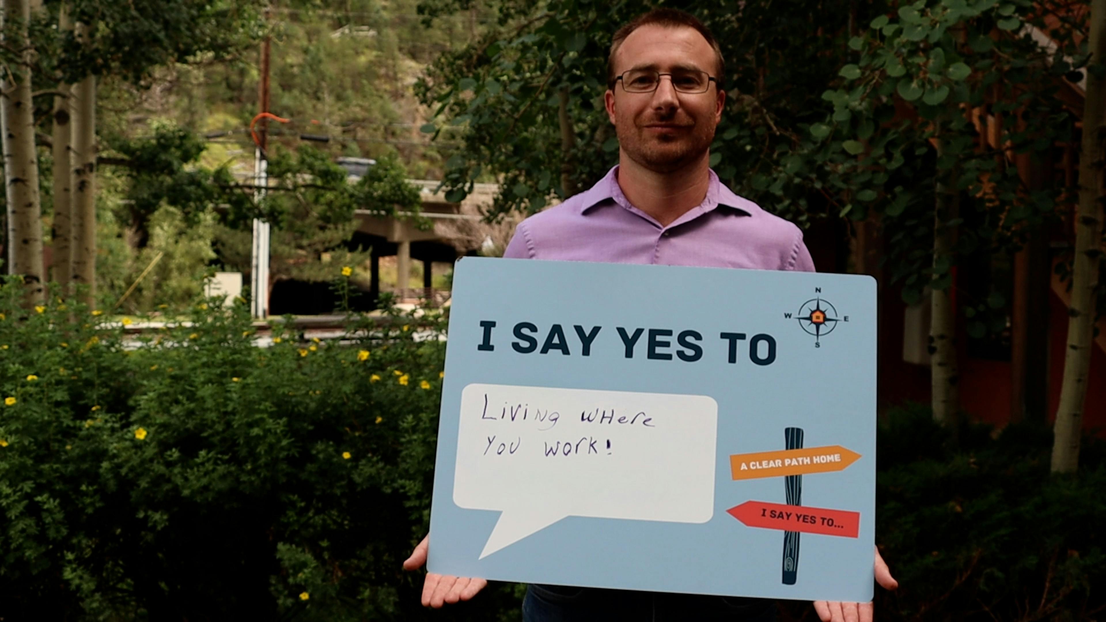 I Say Yes To... Living Where you Work!