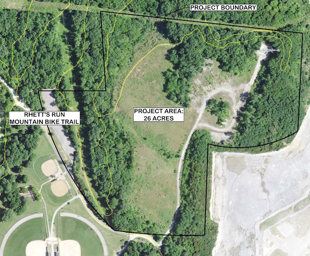 Location of bike park 