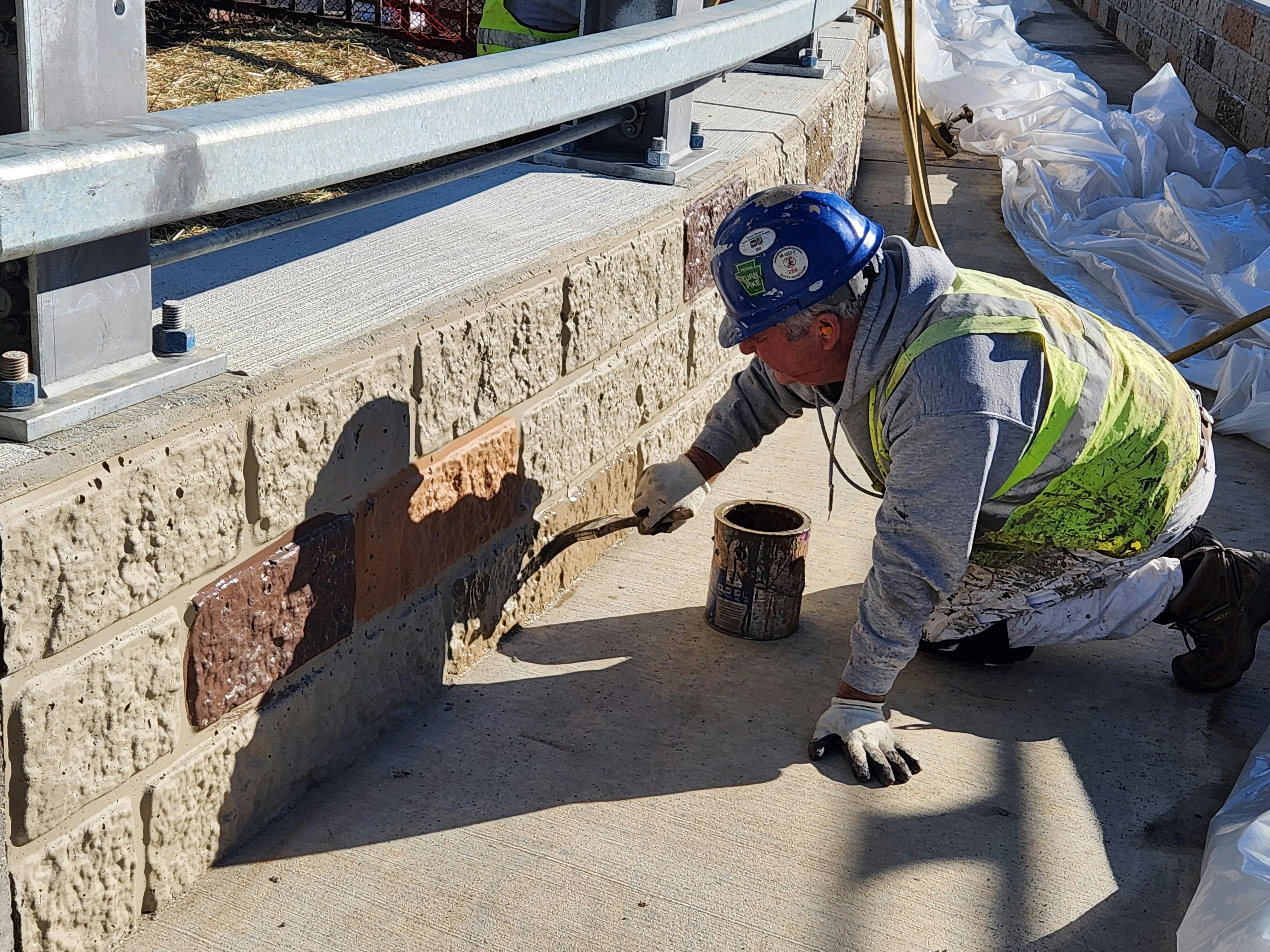 Braddock Avenue/Kenmawr Avenue ramp staining