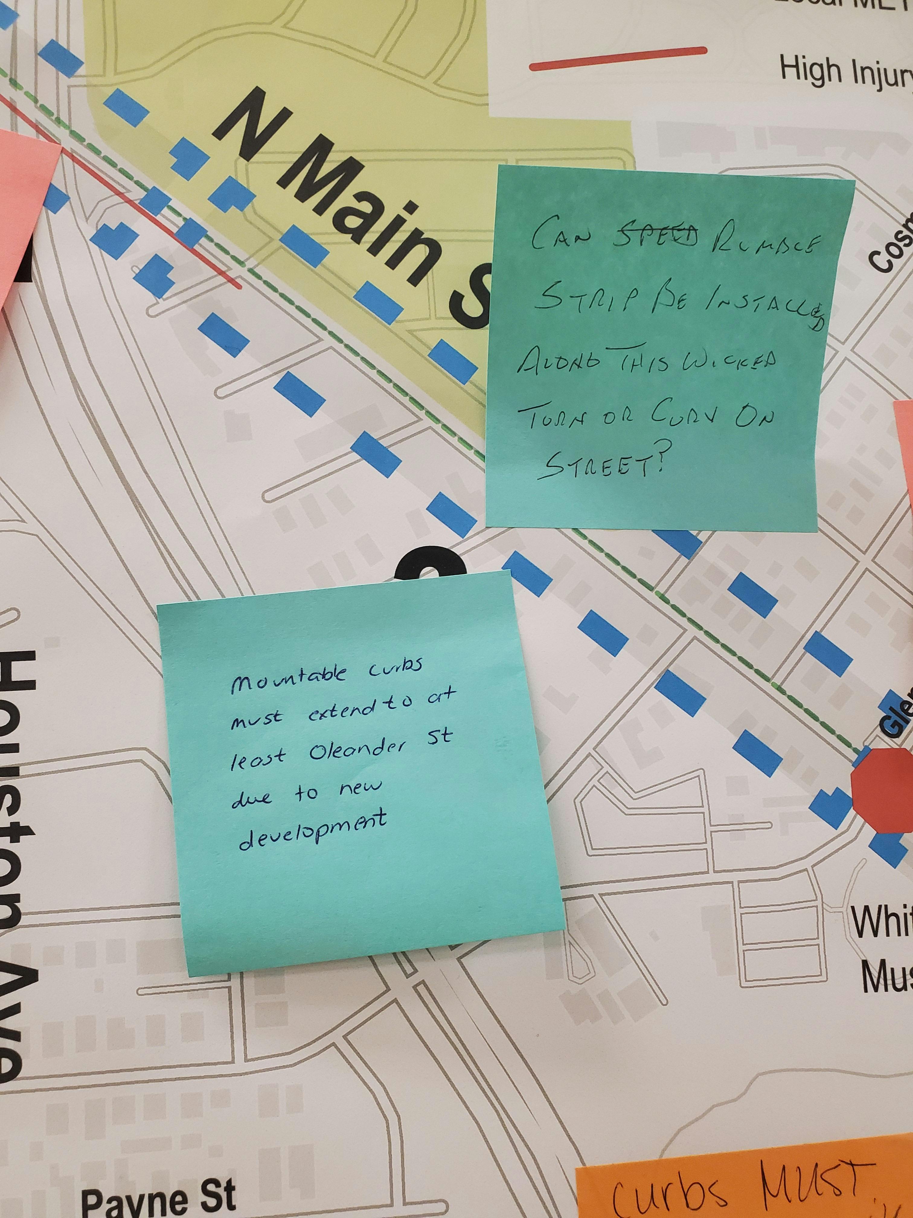 Comments on Proposed Travel Patterns Phase 1 Posterboard
