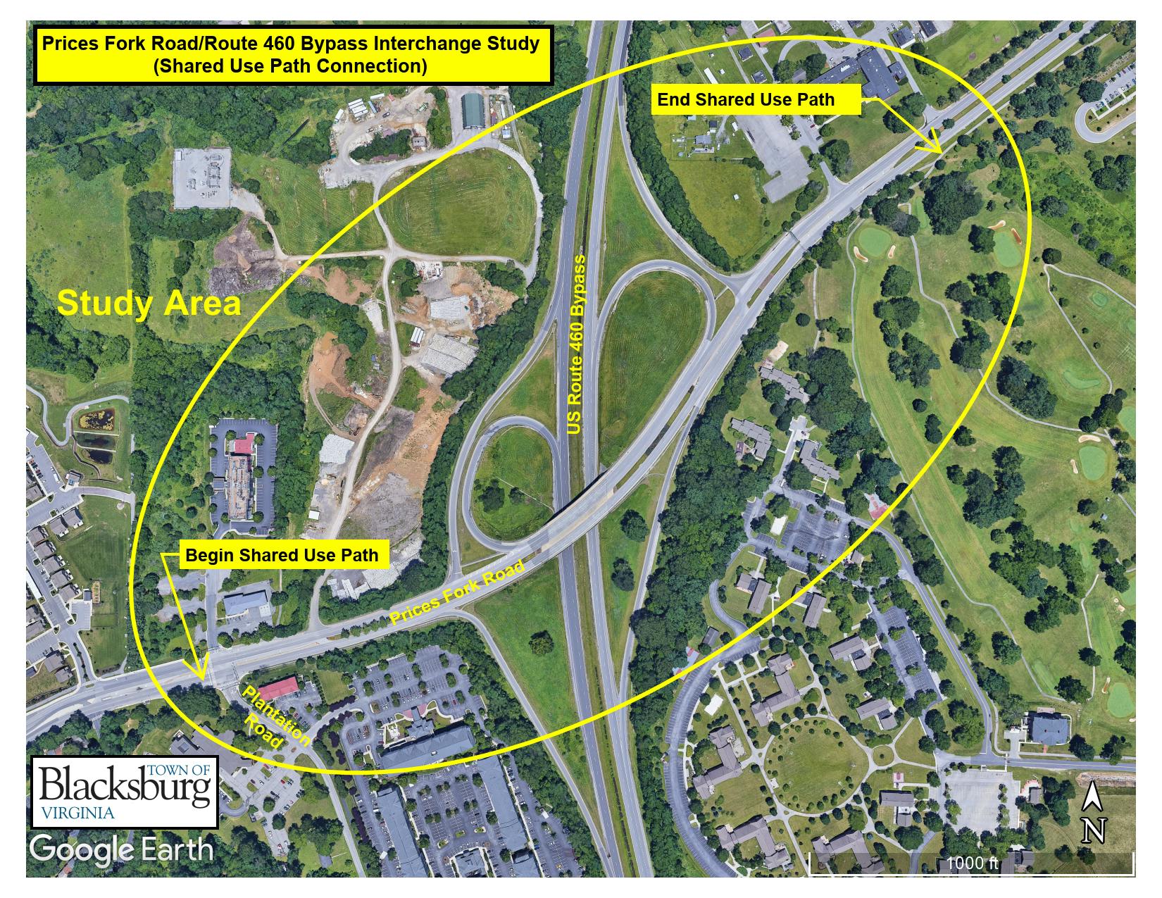 Prices Fork Road and U.S. Route 460 Bypass Interchange Study | Let's ...