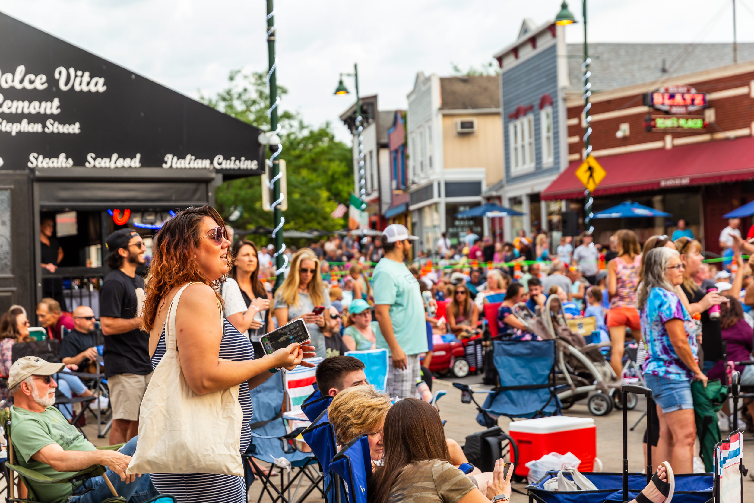 Providing community gathering spaces (plazas, civis uses)