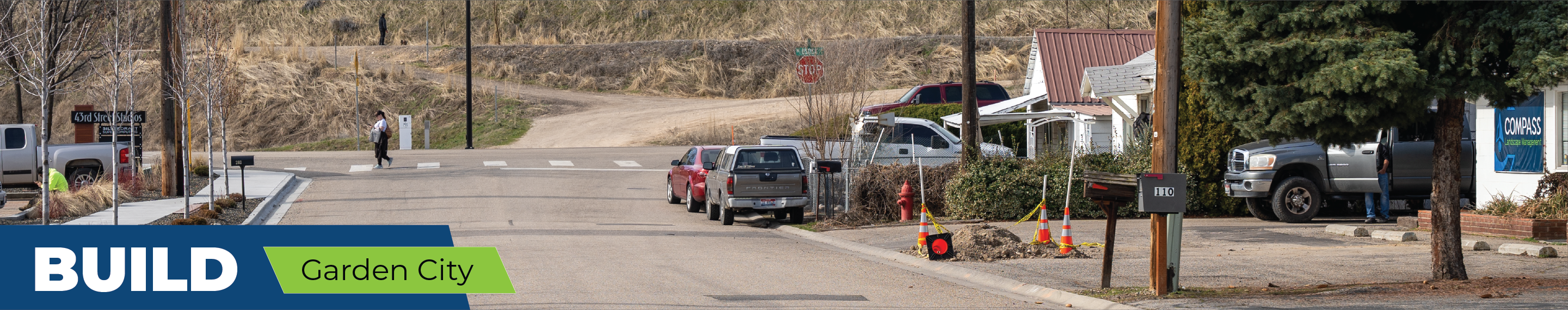 43rd Street near Ustick Avenue 