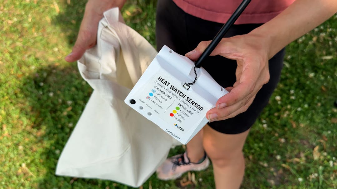 A heat tracking sensor. 