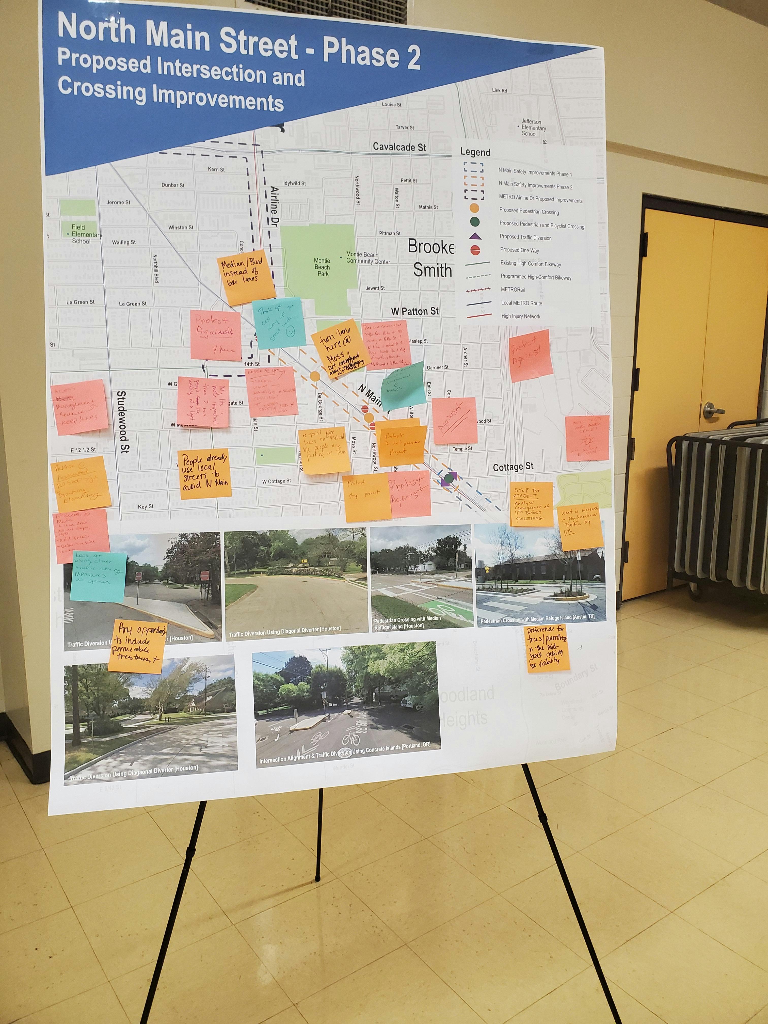 Proposed Intersection and Crossing Improvements Phase 2 Posterboard