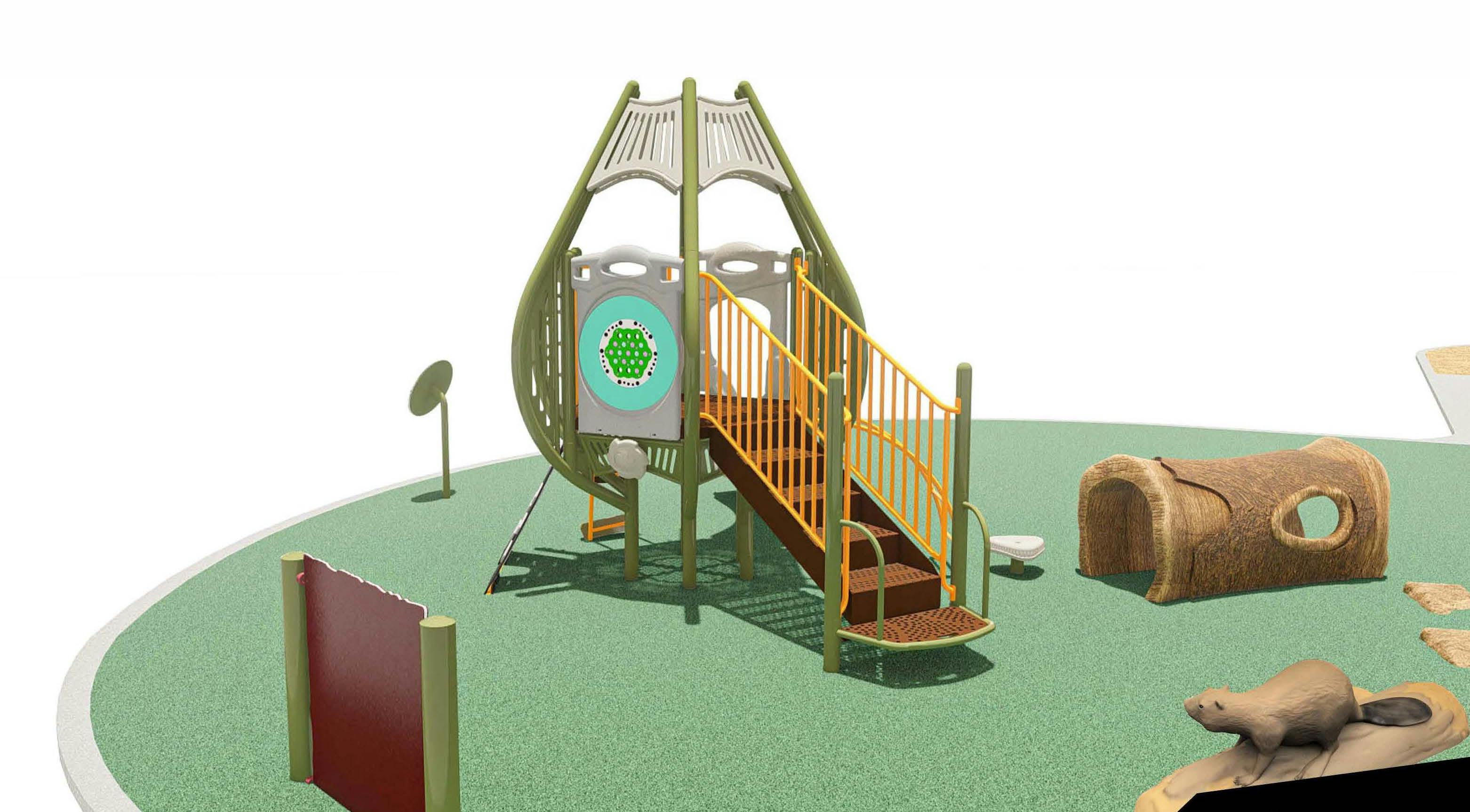Young children's play area view 2