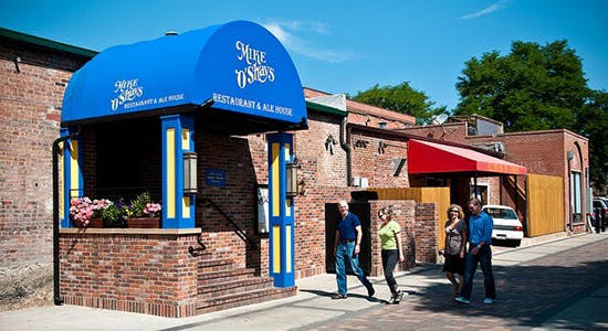 The alley entrance of Mike O Shays August 9, 2013