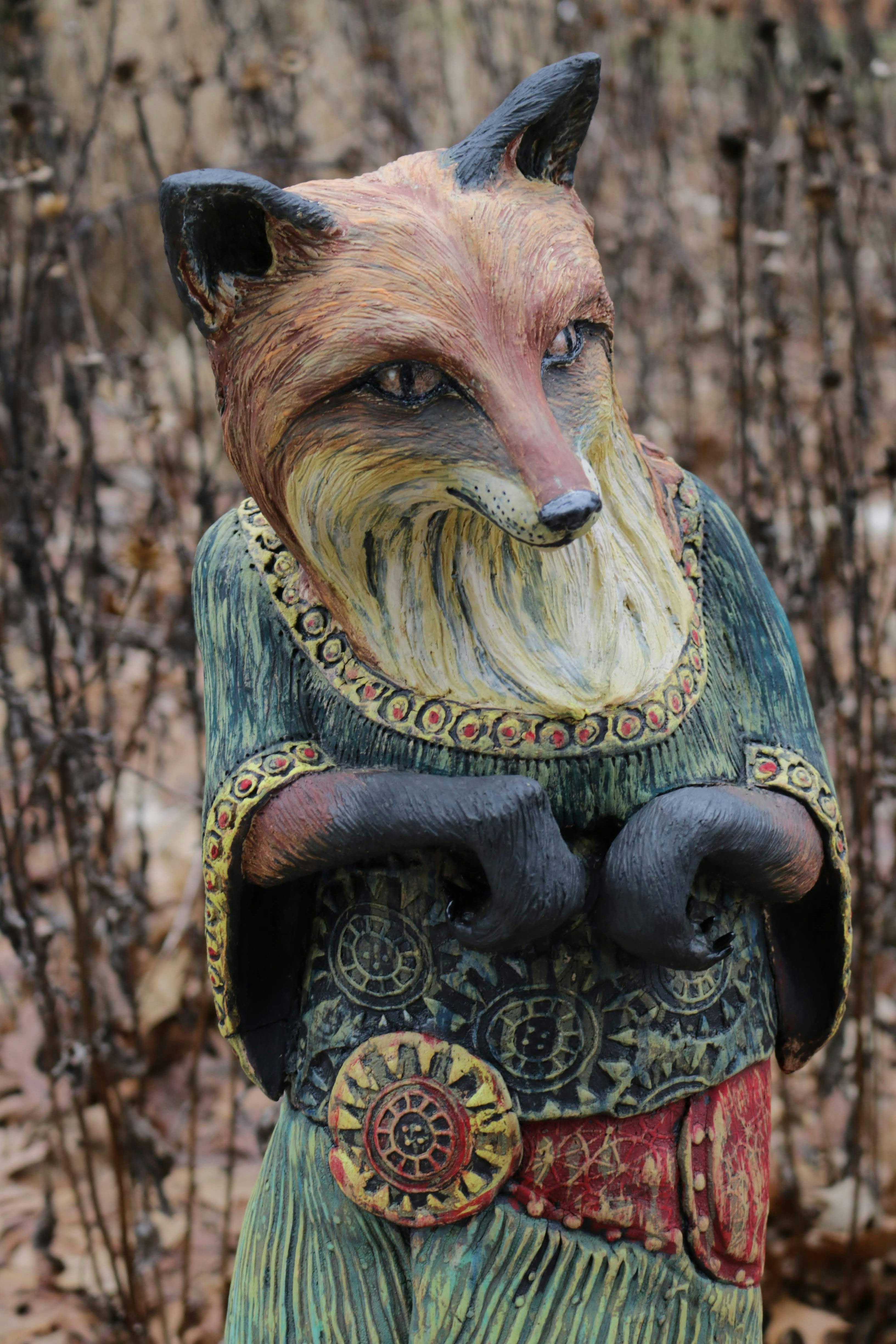 "Fox" Ceramic by Artist Mary Fritz 3.JPG