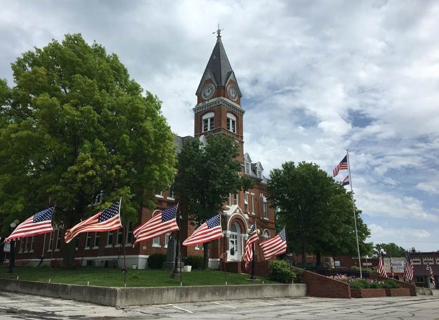 Memorial Day at the Gentry County Courthouse
