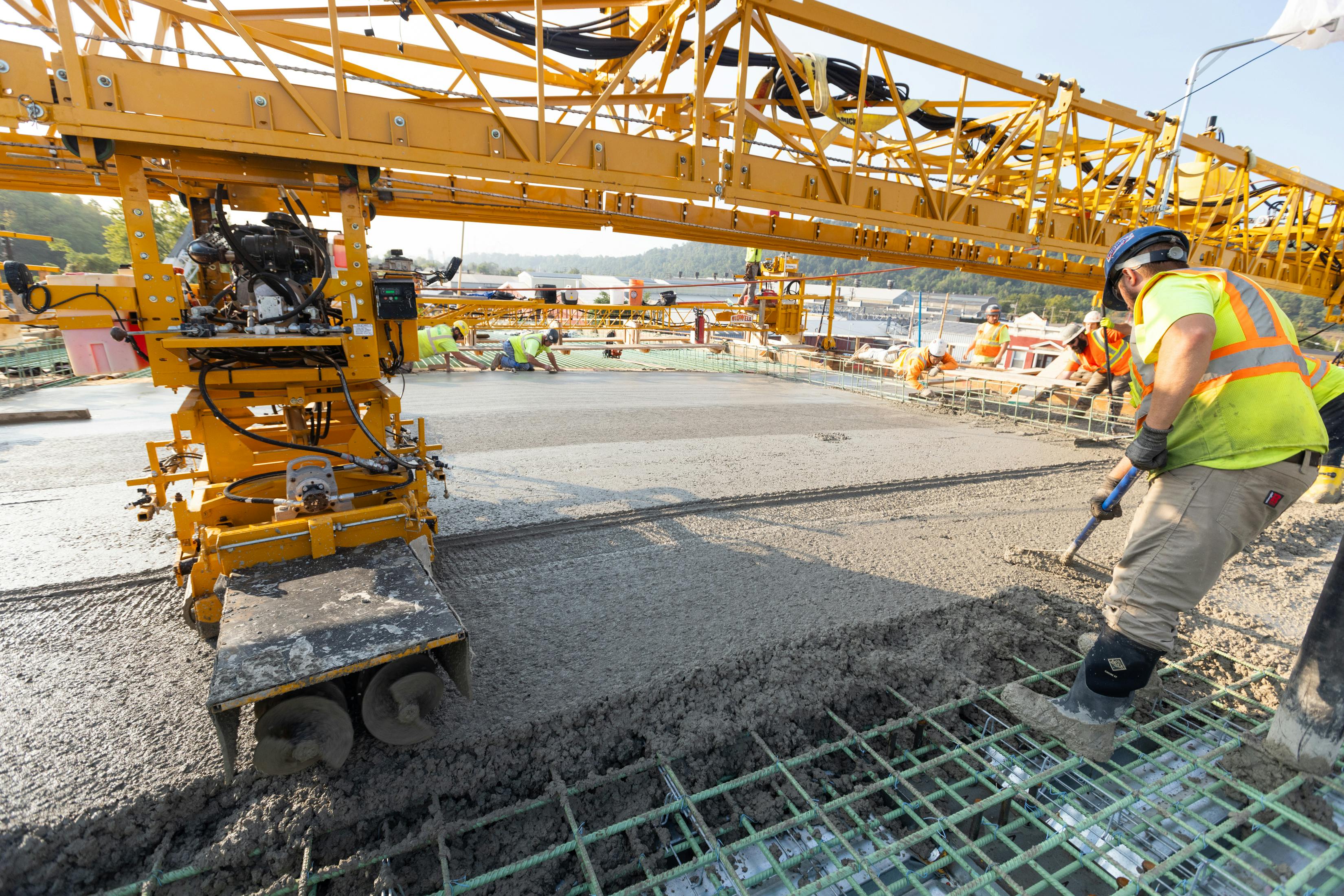 Braddock Avenue/Kenmawr Avenue ramp deck pour