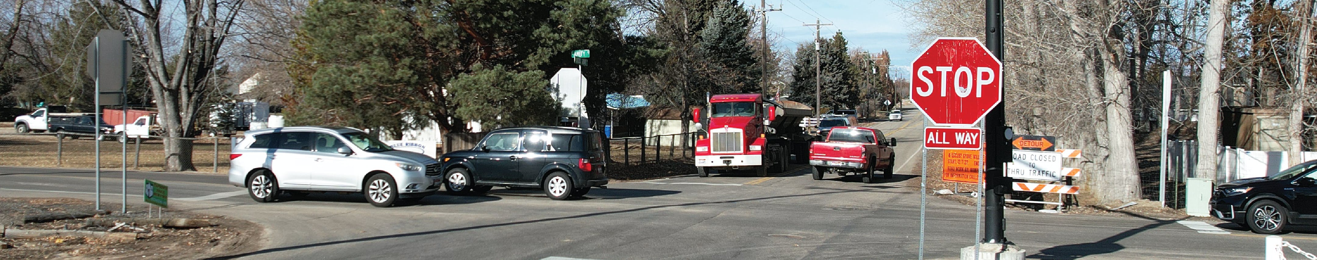 Photo of the Amity and Locust Grove Intersection