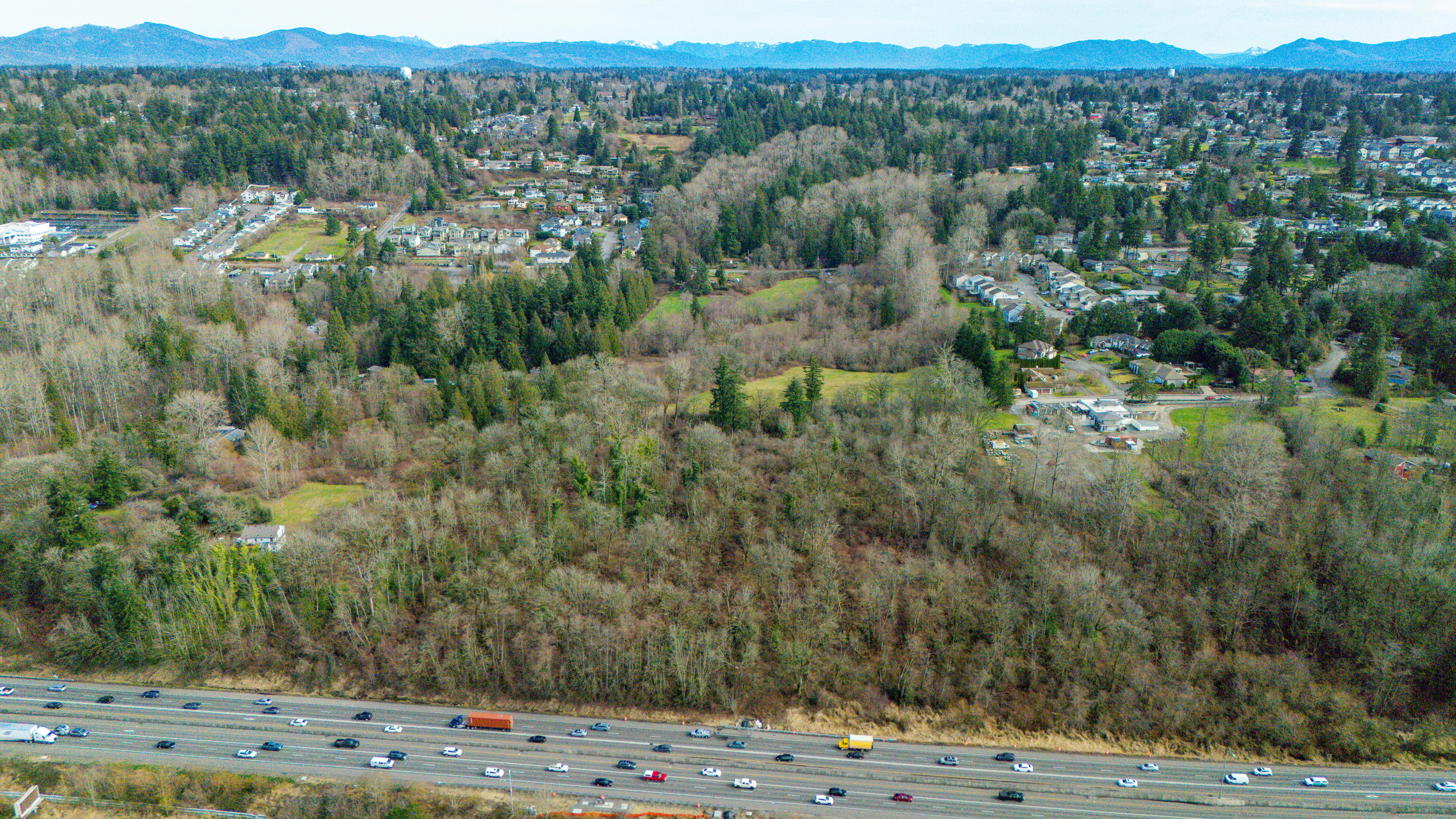 Aerial View Looking East