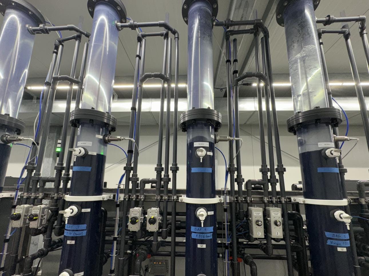 Equipment showing ozone for the Taste & Odor Study