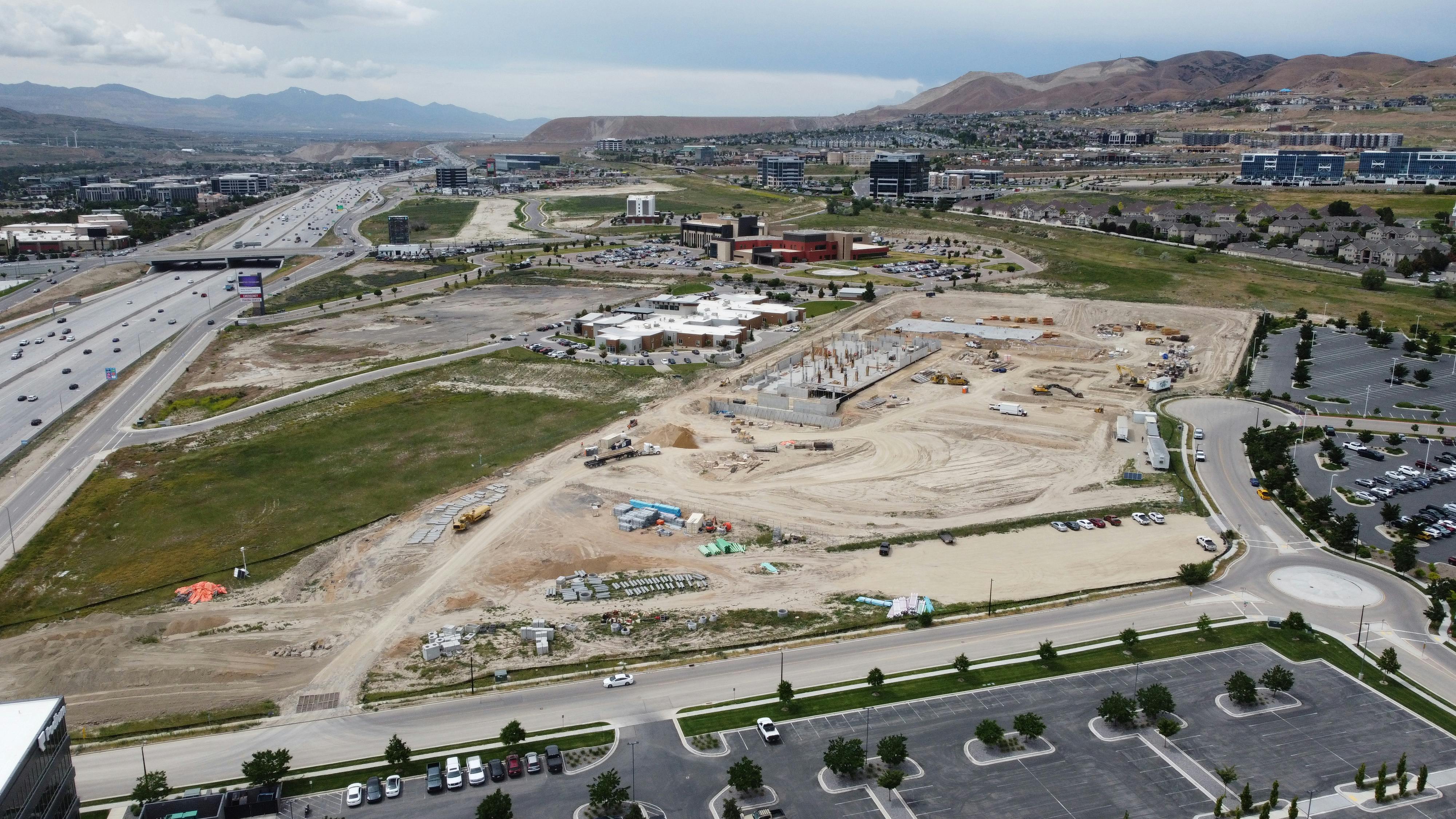 Aerial of future Sanctuary Apartments