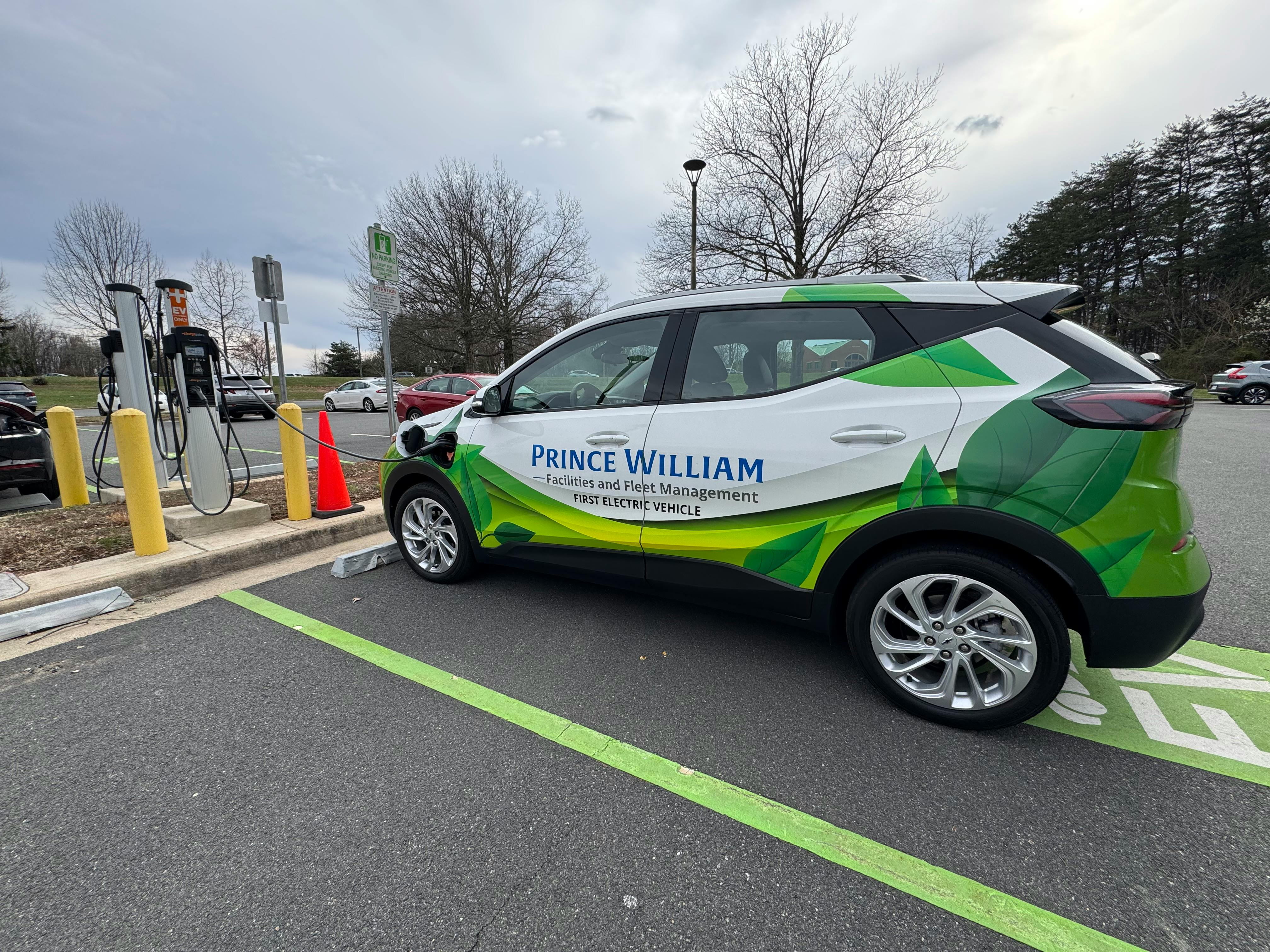 Hybrid vehicle with Prince William County wrap