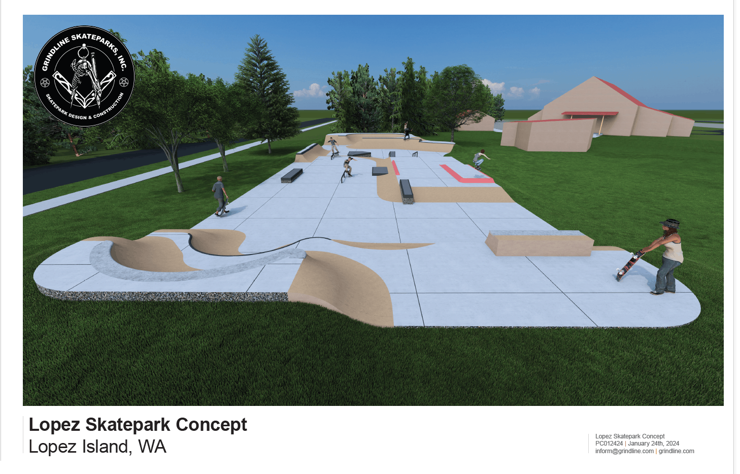 Lopez Skatepark final design