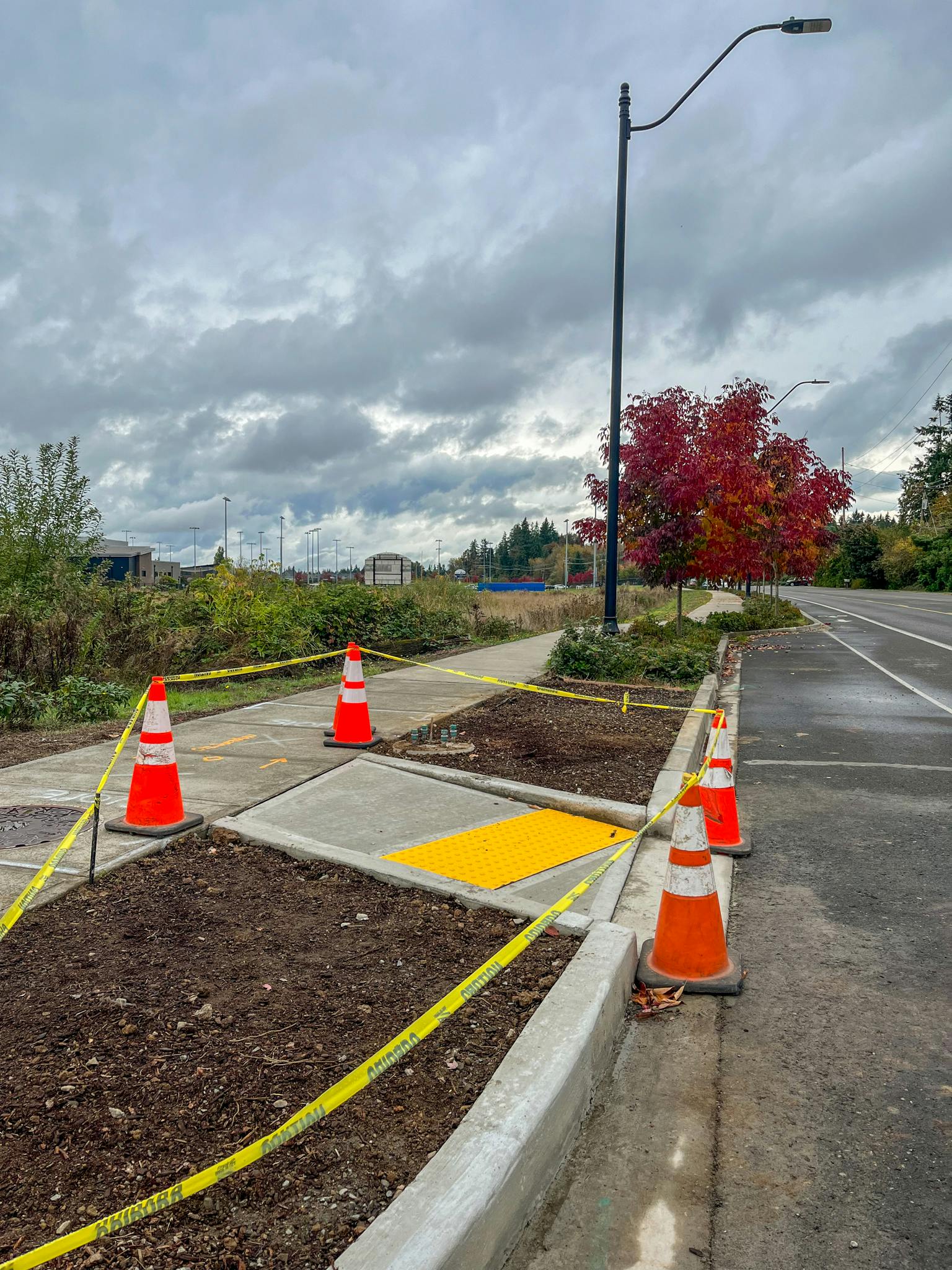 West Crosswalk Ramp, Hillhurst Road at Sunset/View Ridge Schools