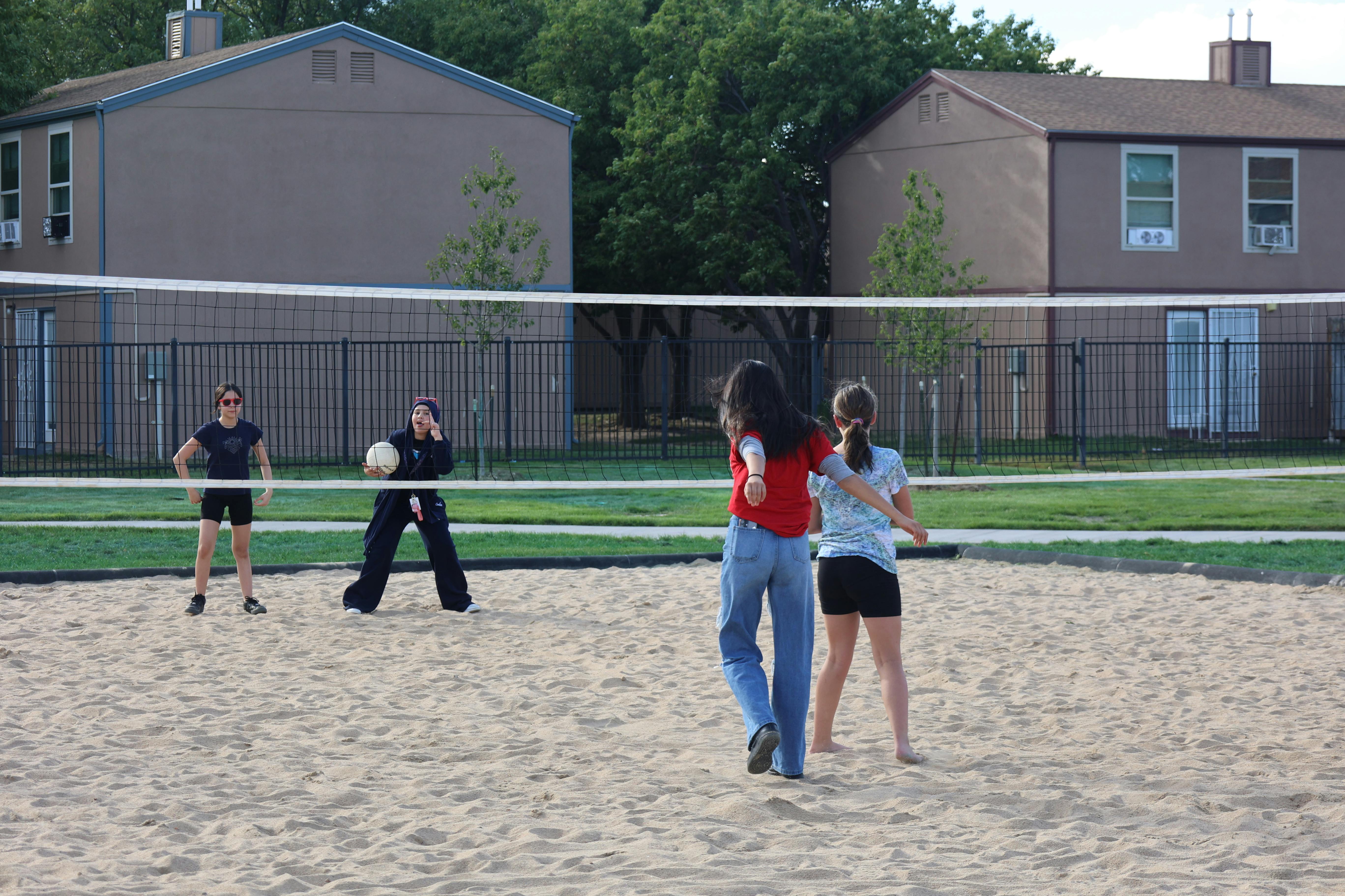 Delta Park Opening Kids Sand Volleyball