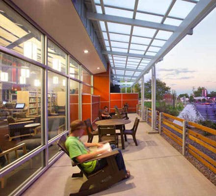 Example of Outdoor Seating Area