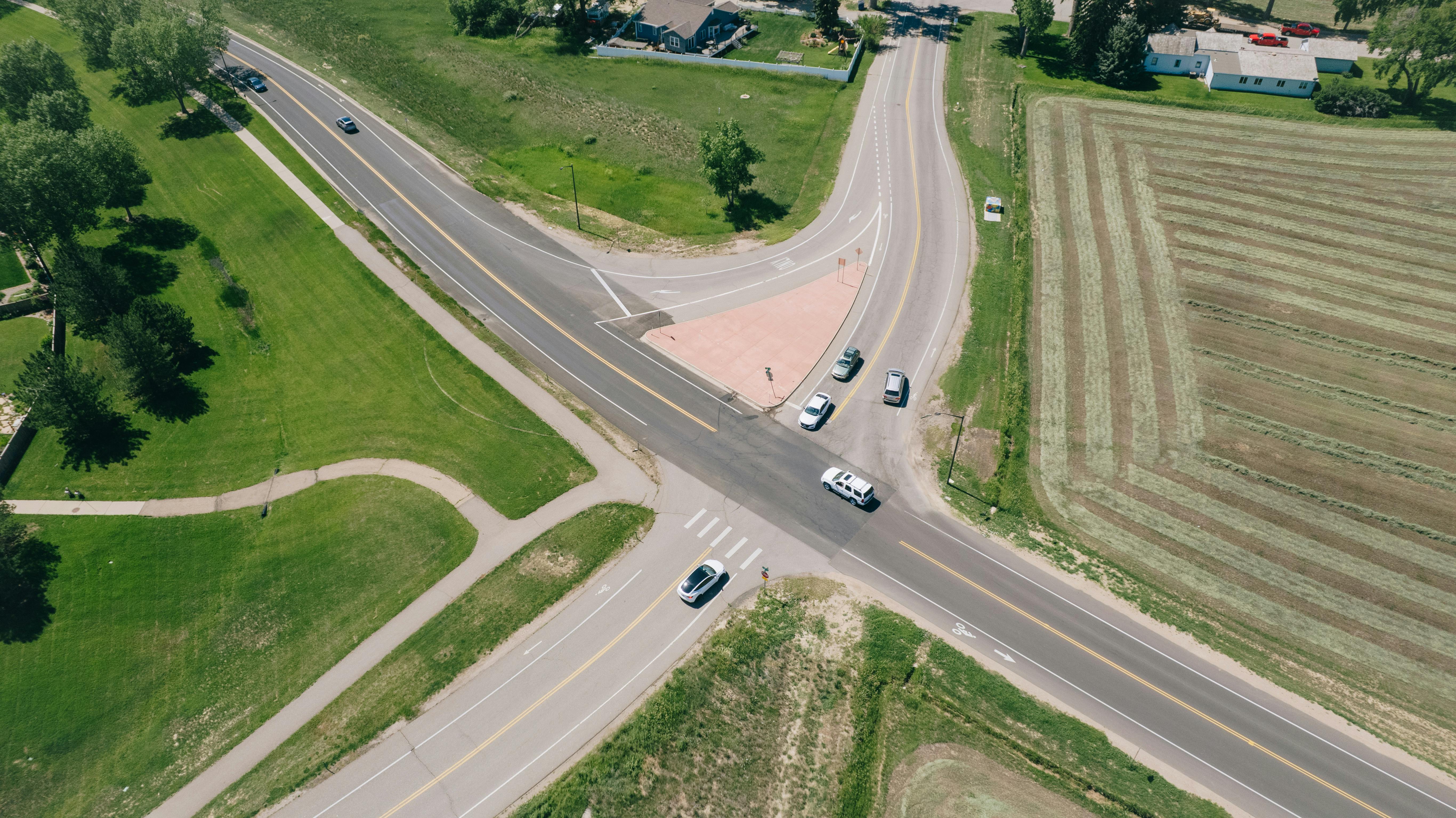 Drone overview of Madison Avenue and 37th Street 
