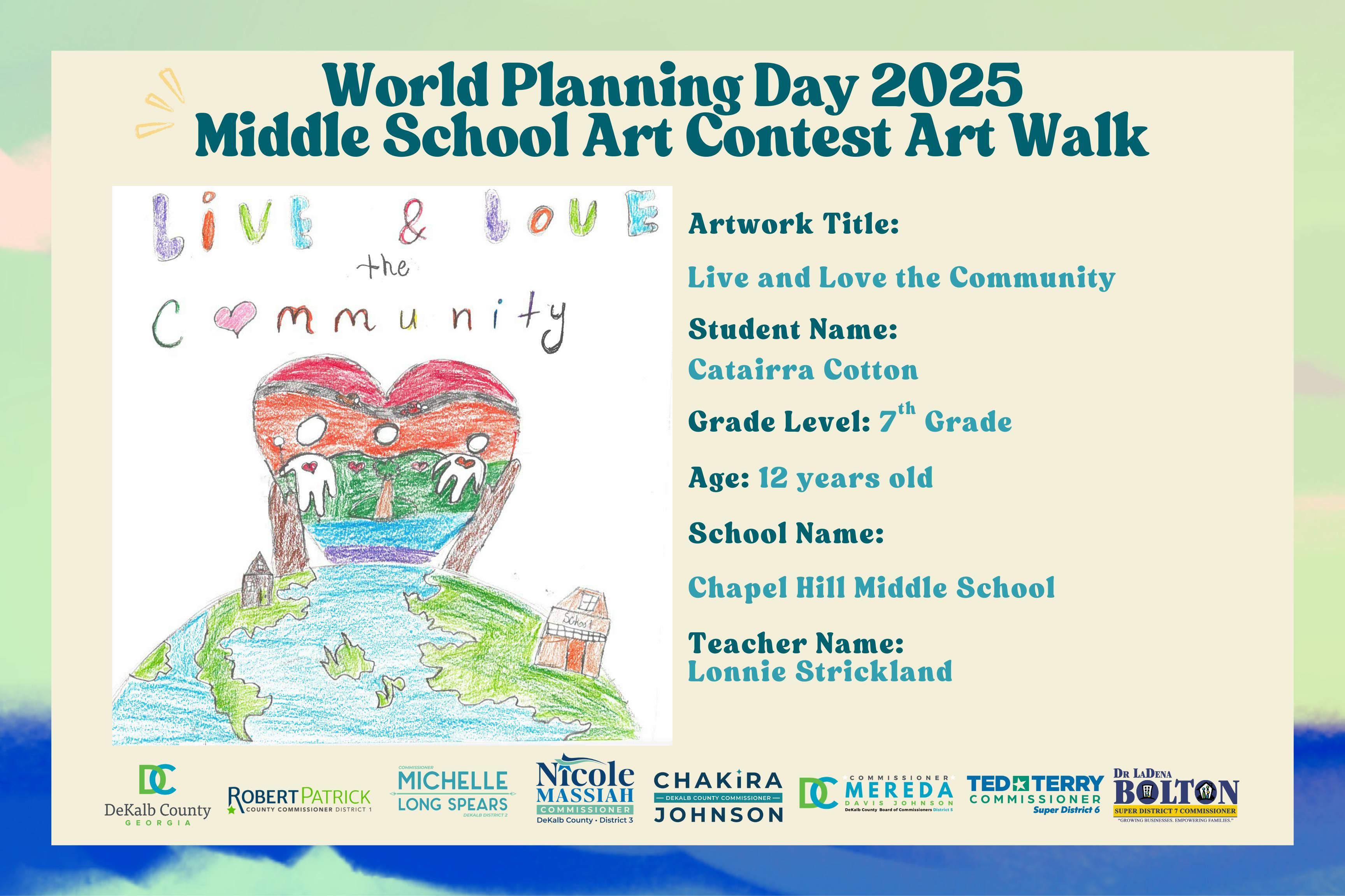 Live and Love the Community by Catairra Cotton