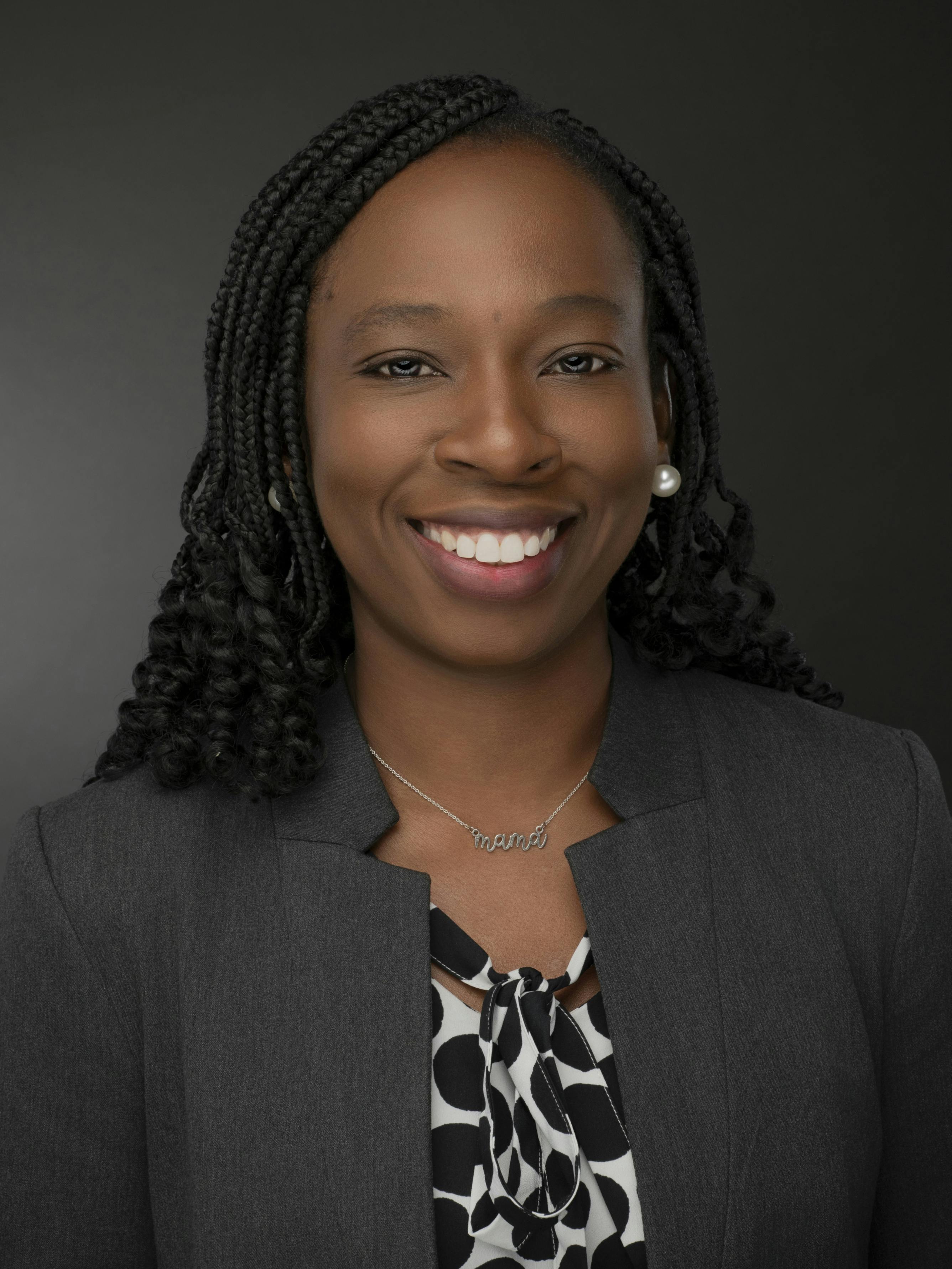 Team member, Dr. Florence Buaku