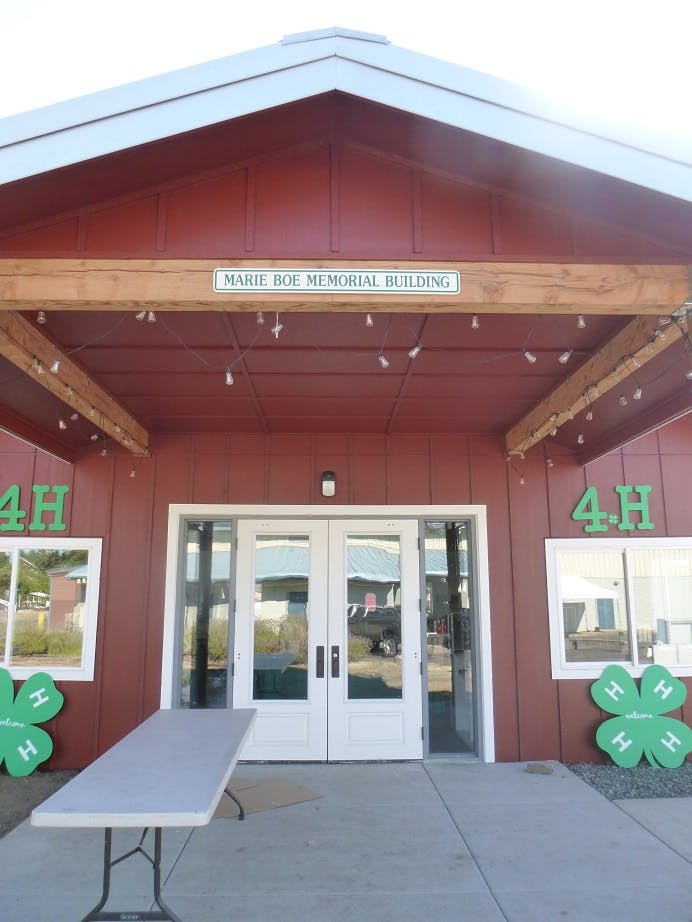 New entrance to the Marie Boe Building