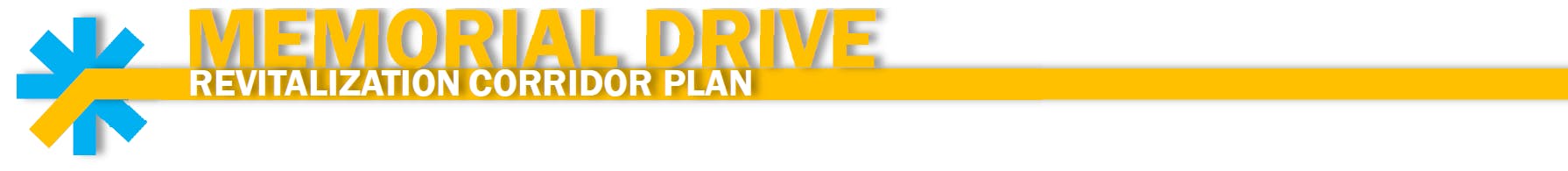 Memorial Drive Revitalization Corridor Plan banner