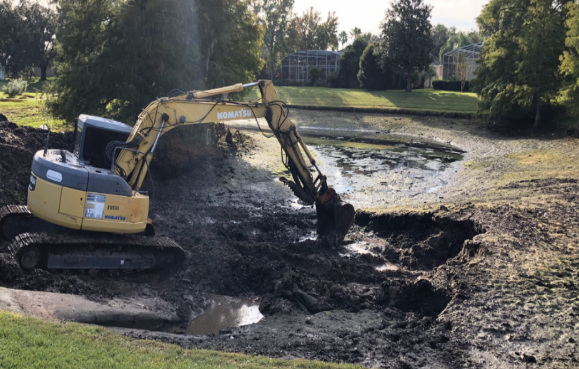Dredging - Dewater lagoon to mechanically remove soft sediments that  include accumulated nutrients and oxygen-demanding  sediments