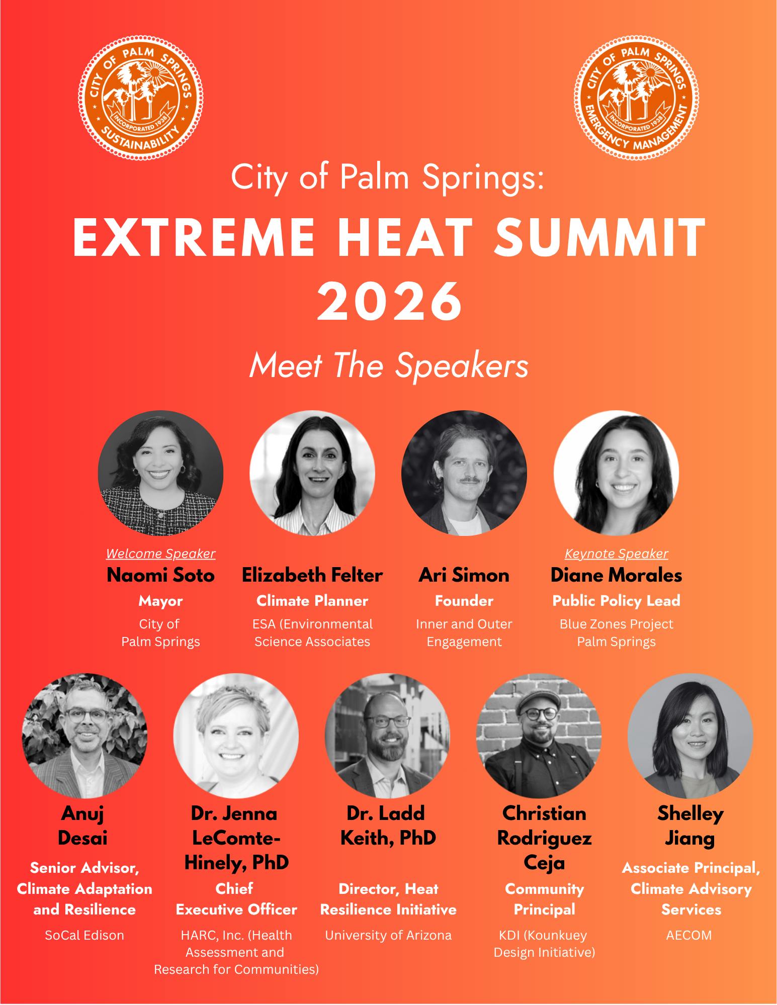 Extreme Heat Summit - Meet the Speakers