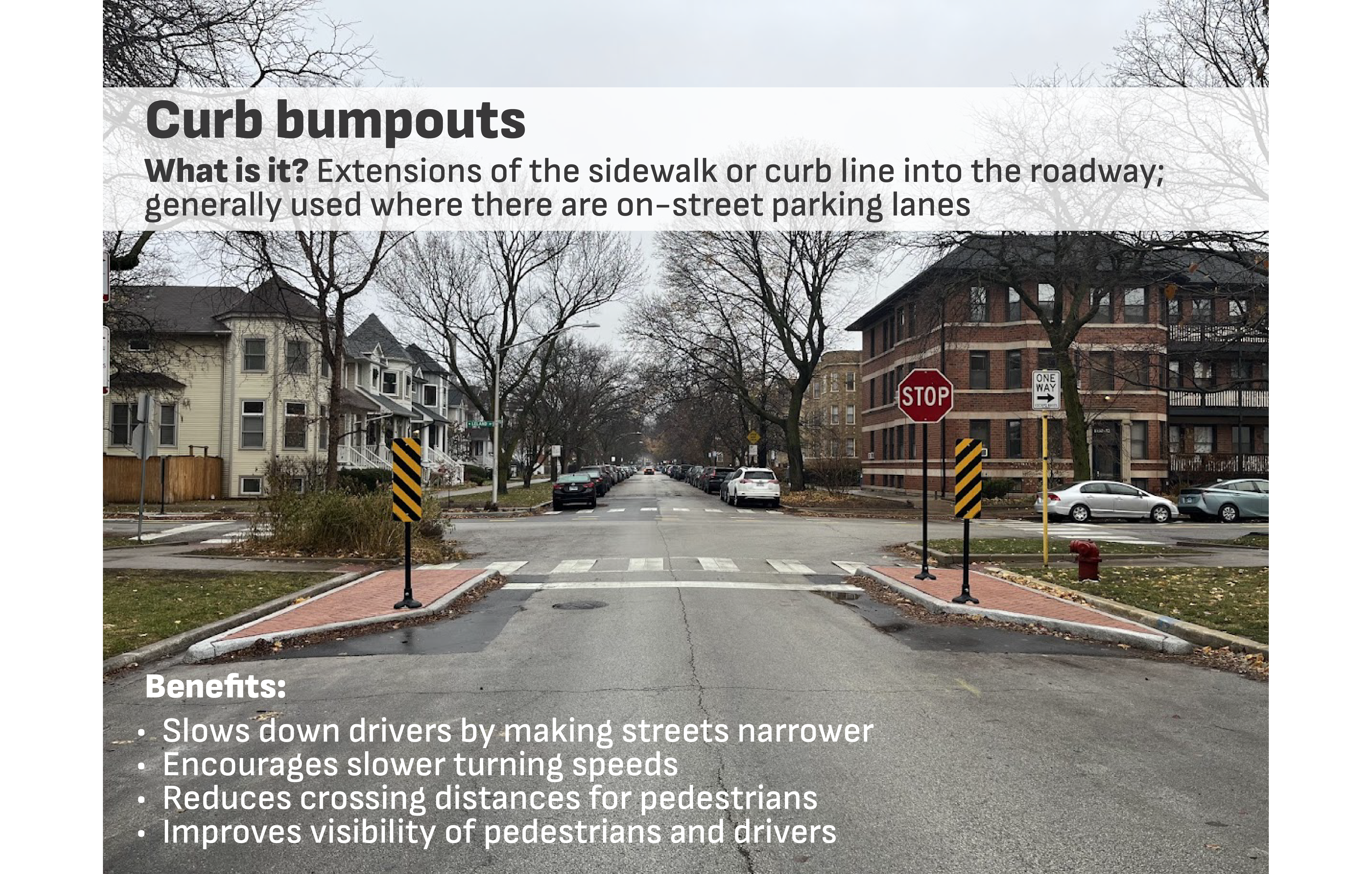 Curb bumpouts