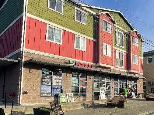 Mixed-use neighborhood store example