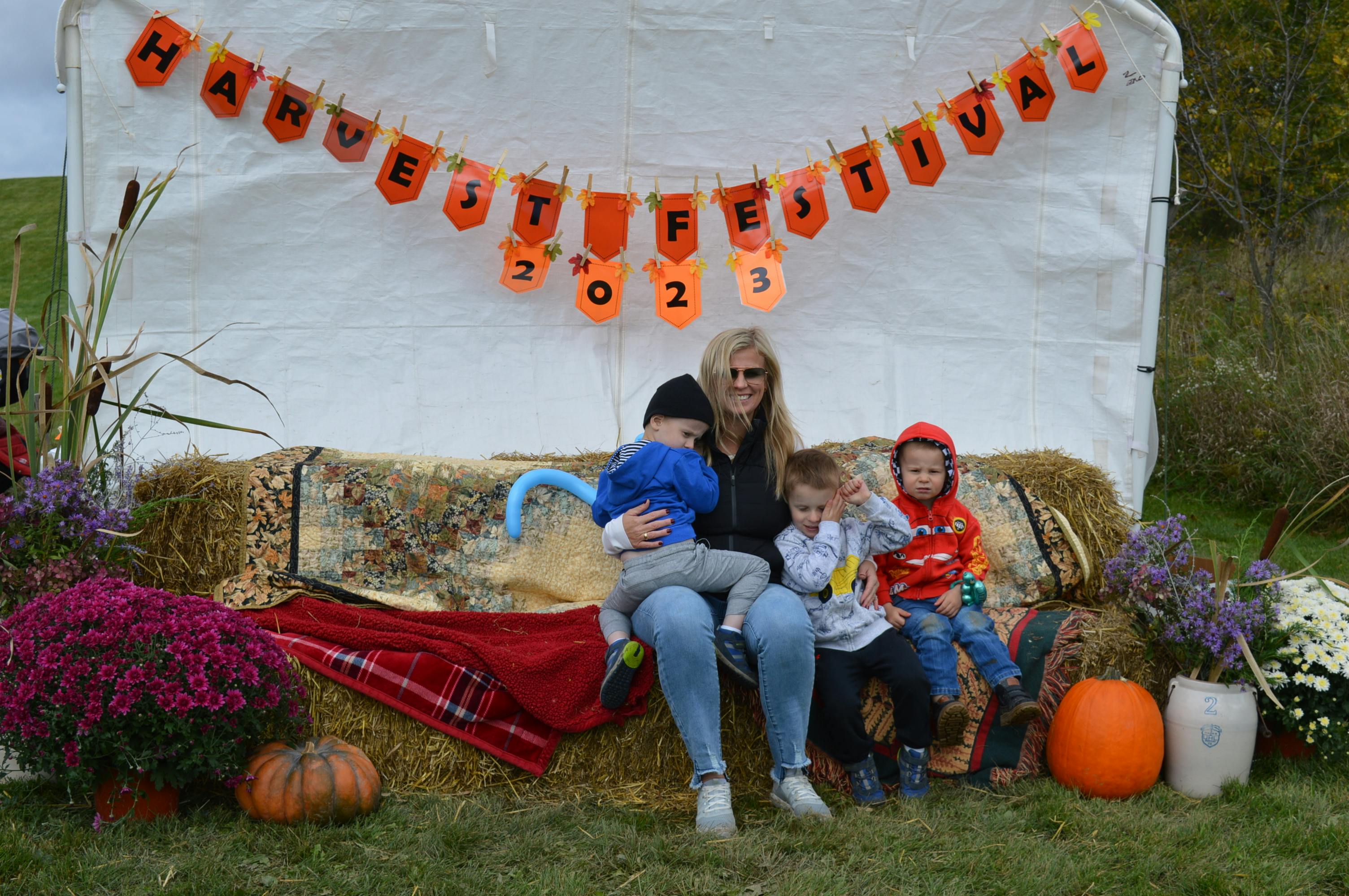 Harvest Festival backdrop for photo opportunities